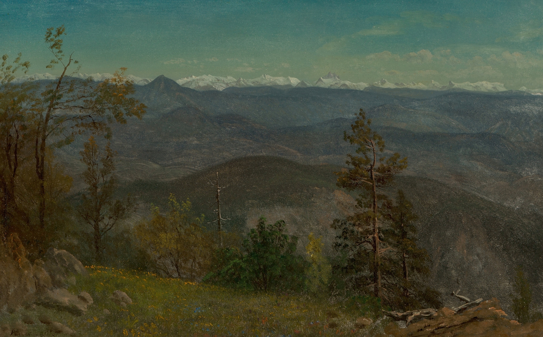 Yosemite Valley, California, by Albert Bierstadt, public domain