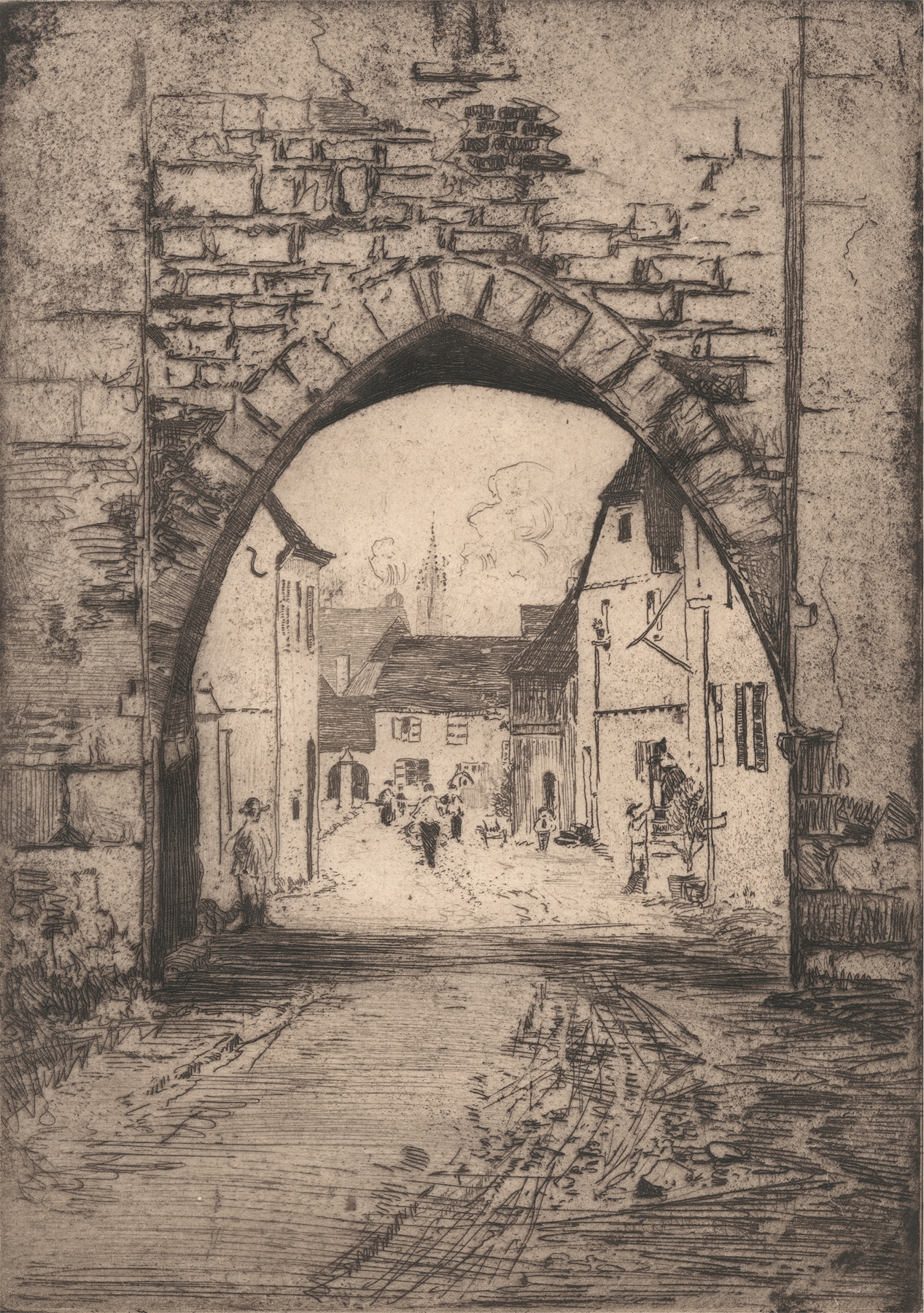 Gateway Ammerscheiner, oil painting by Edward Millington Synge, depicting soft hills in earthy tones.