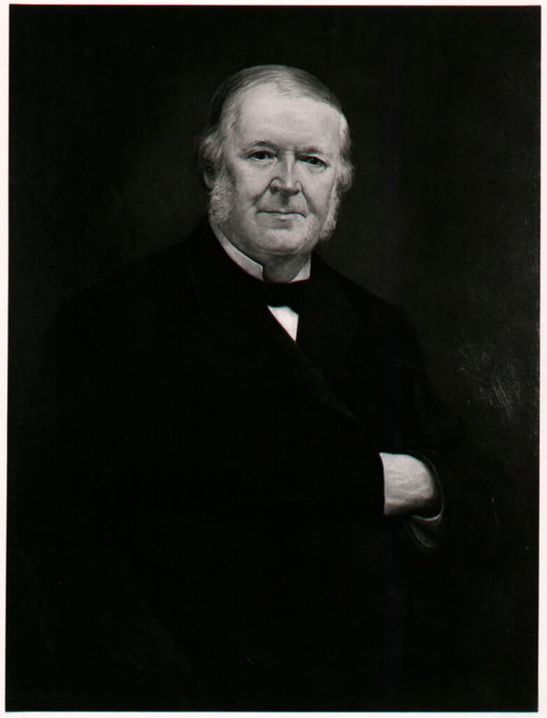 Portrait of Hugh McCulloch, oil on canvas by Carl Joseph Becker