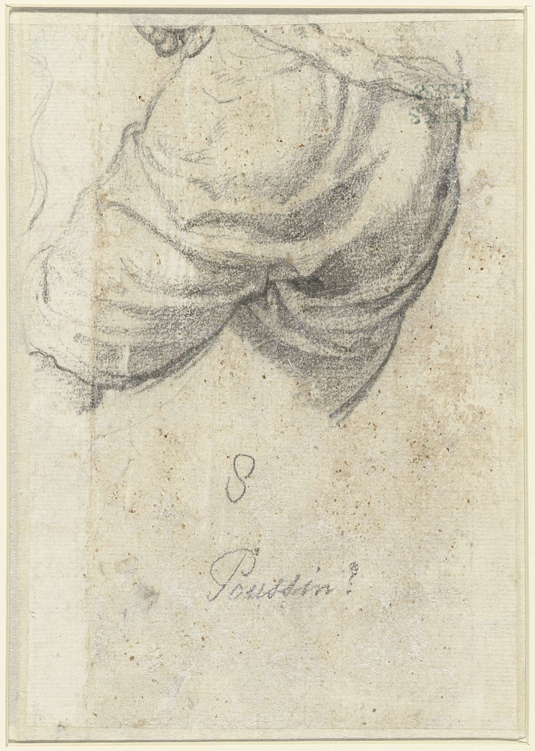 Studie van een broek, by Unknown Artist, public domain