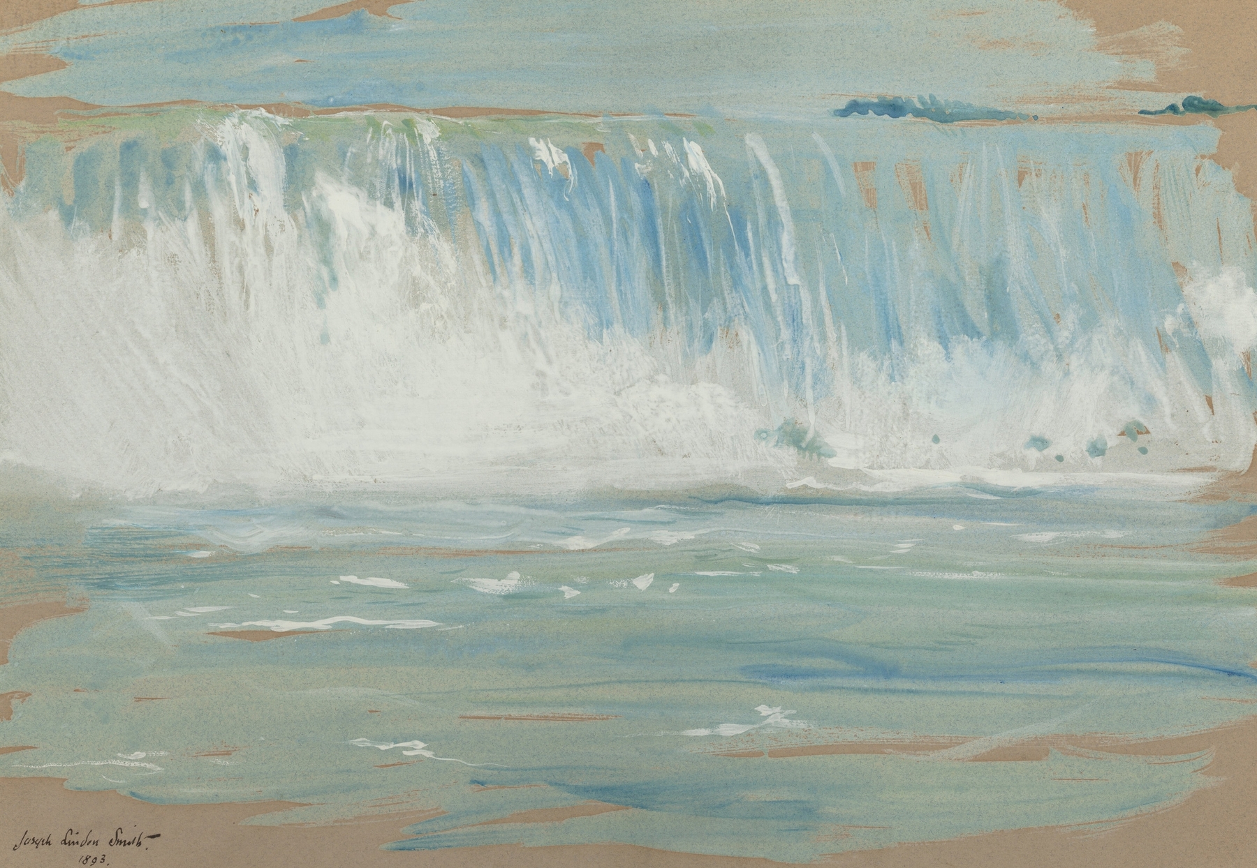 Study of Niagara Falls, by Joseph Lindon Smith, public domain