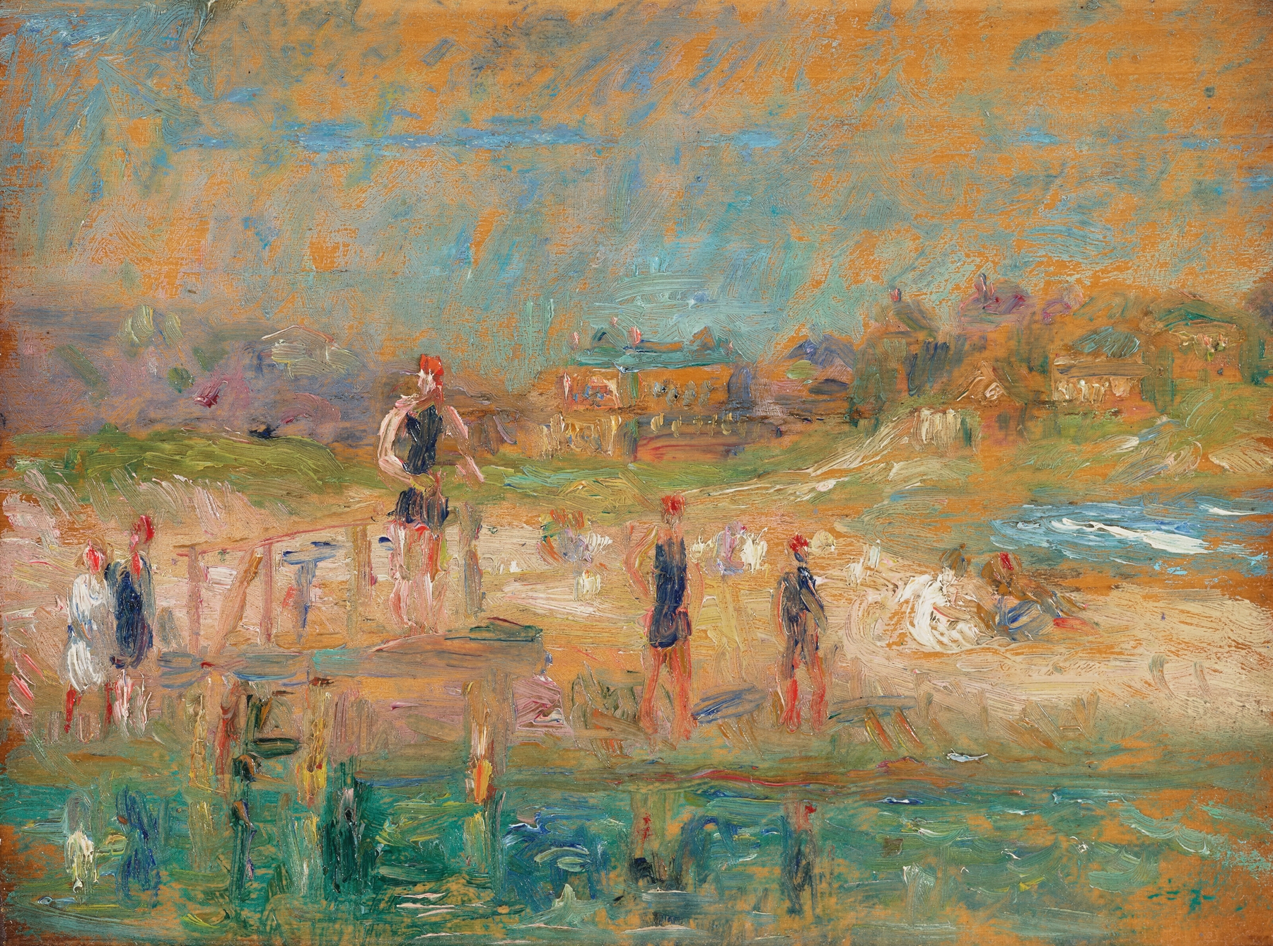 Bathers, by William James Glackens, public domain