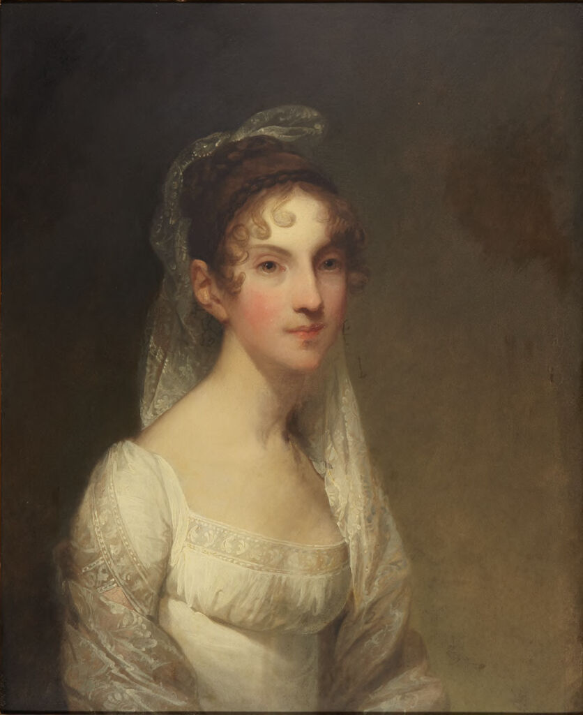 Mary Harrison Eliot (1788-1846), by Gilbert Stuart, public domain