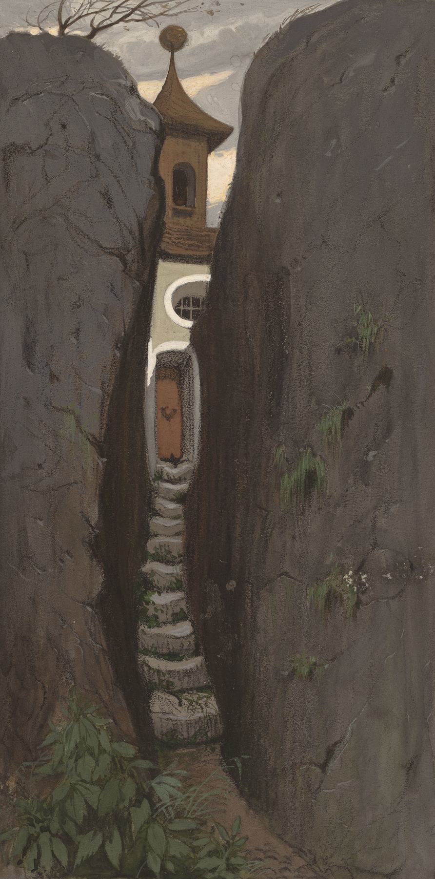 Vitré, by Elihu Vedder, public domain