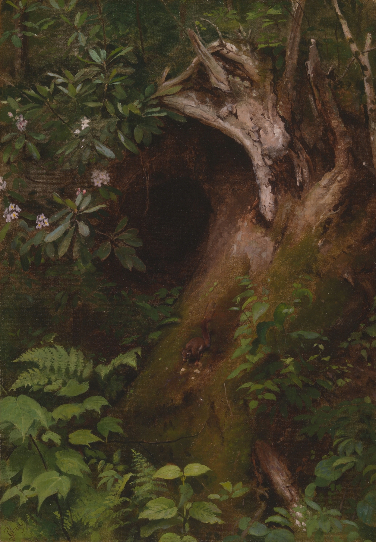 The Squirrel, by Seymour Joseph Guy, public domain