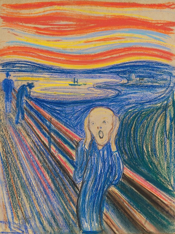 The Scream, by Edvard Munch, public domain