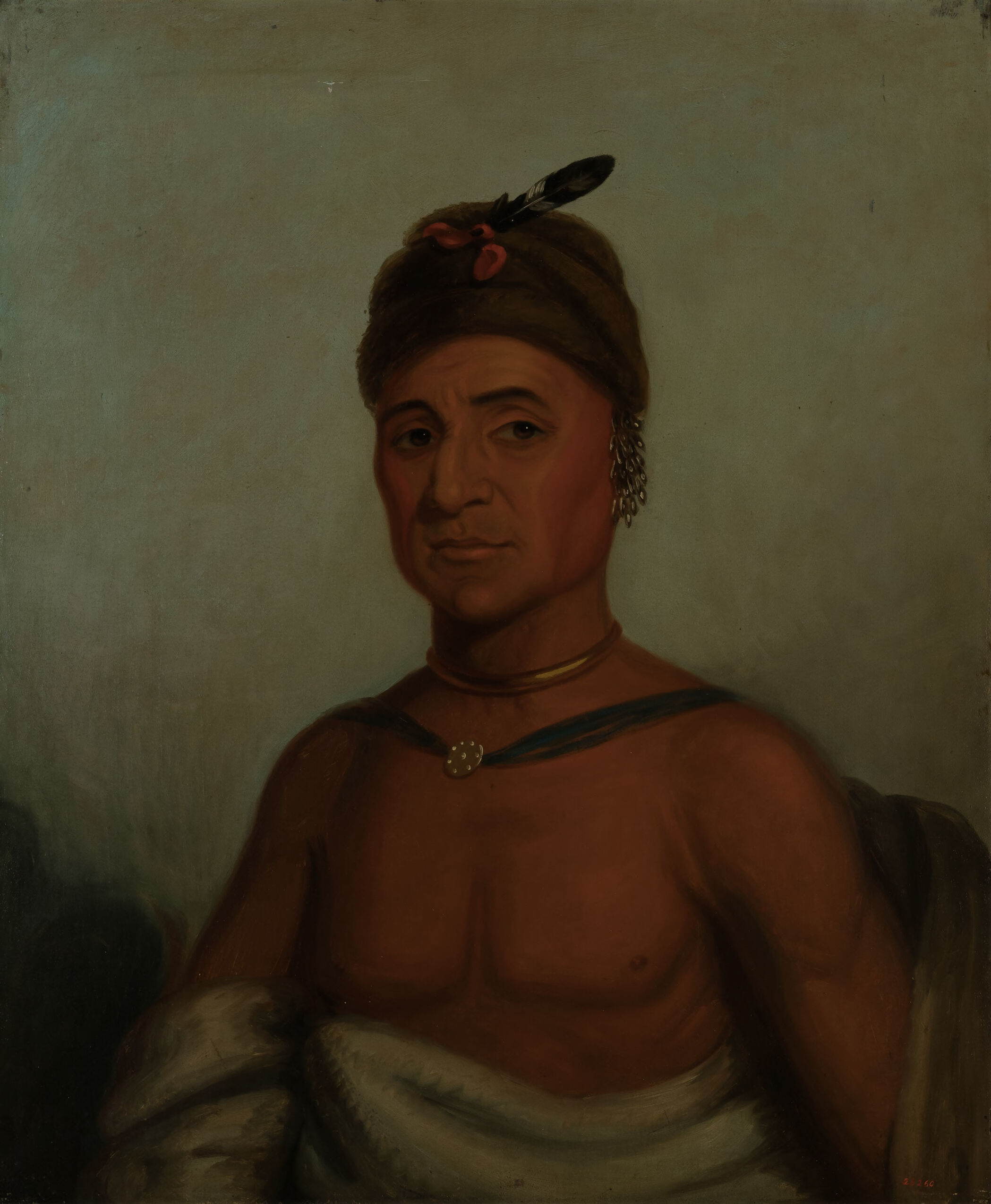 Man of Unidentified Tribe, by Henry Inman, public domain
