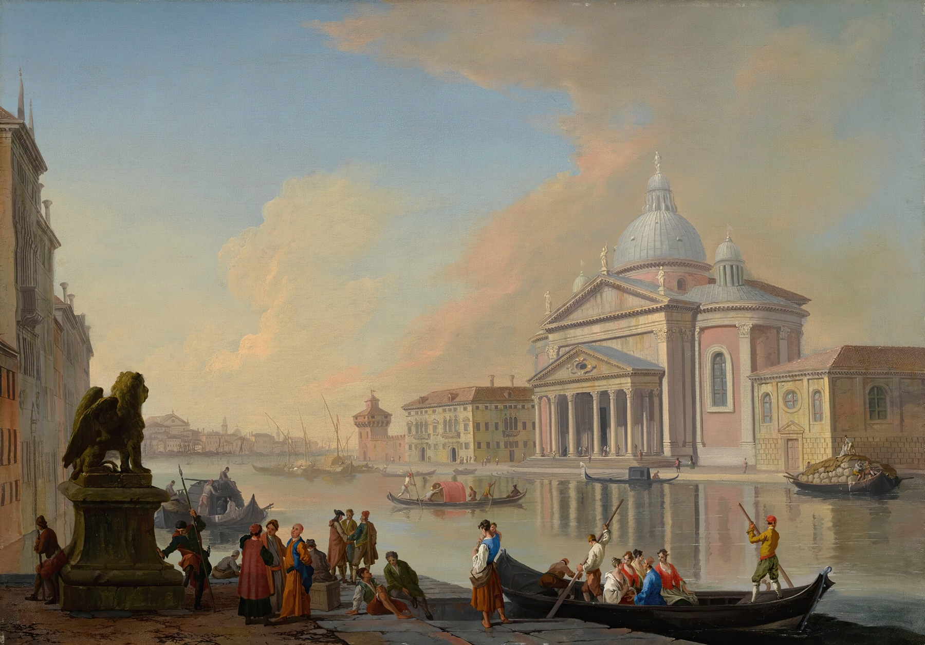 Marine scene of the Grand Canal in Venice by Johann Richter, unknown medium