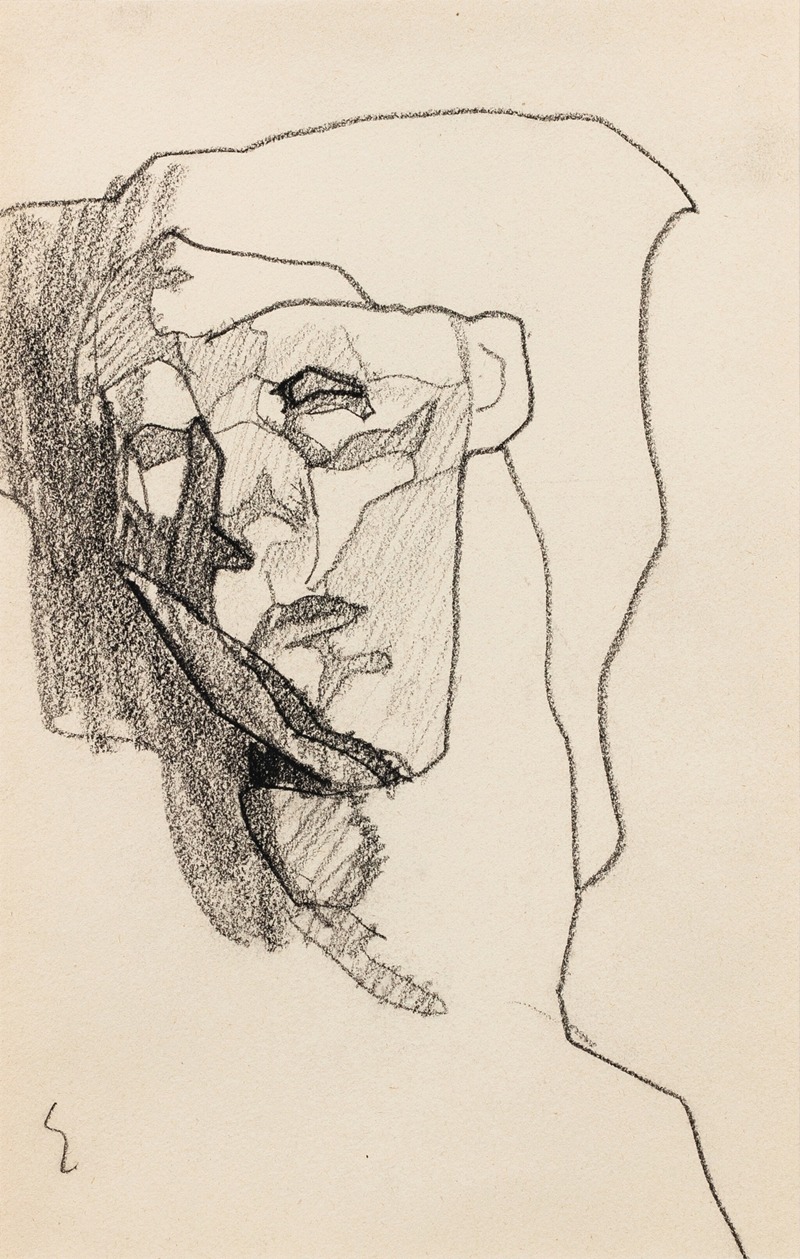 Amedeo Modigliani's 'Tête de femme' features a stylized female portrait with elongated features.