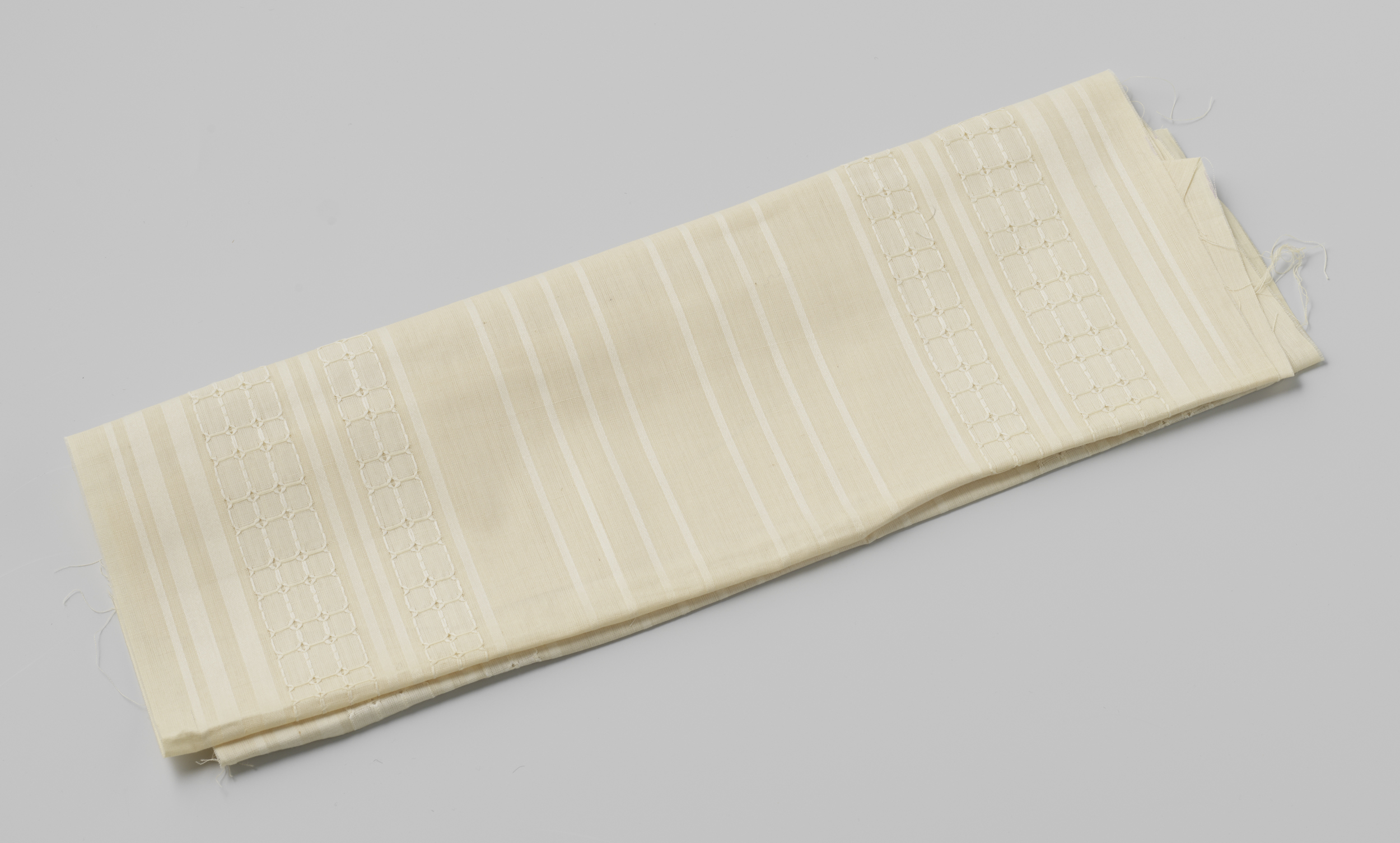 Textile by Gustav Schnitzler featuring beige stripes.