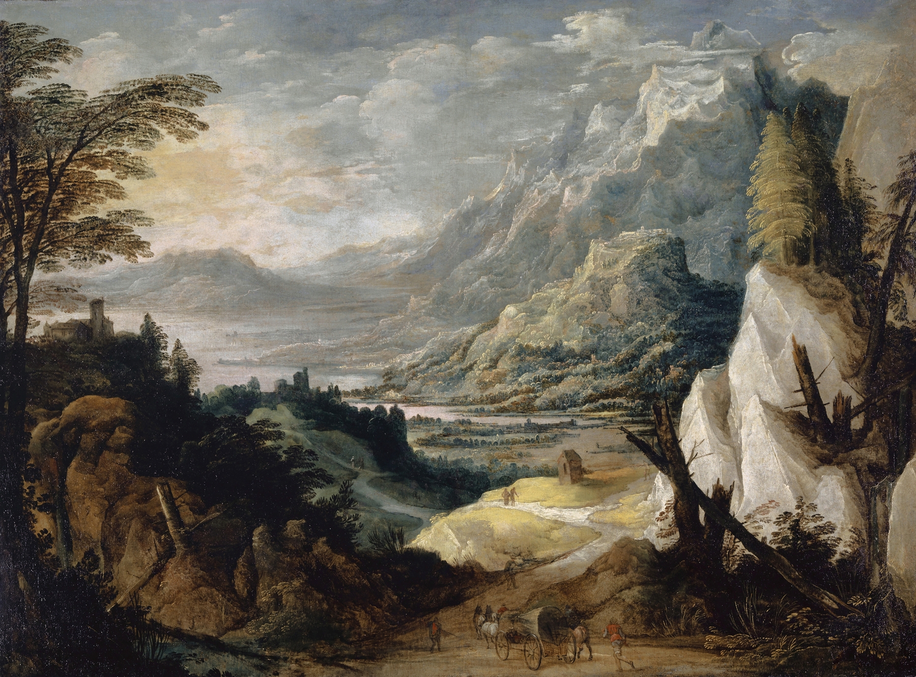 Mountainous Landscape, by Joos de Momper, public domain