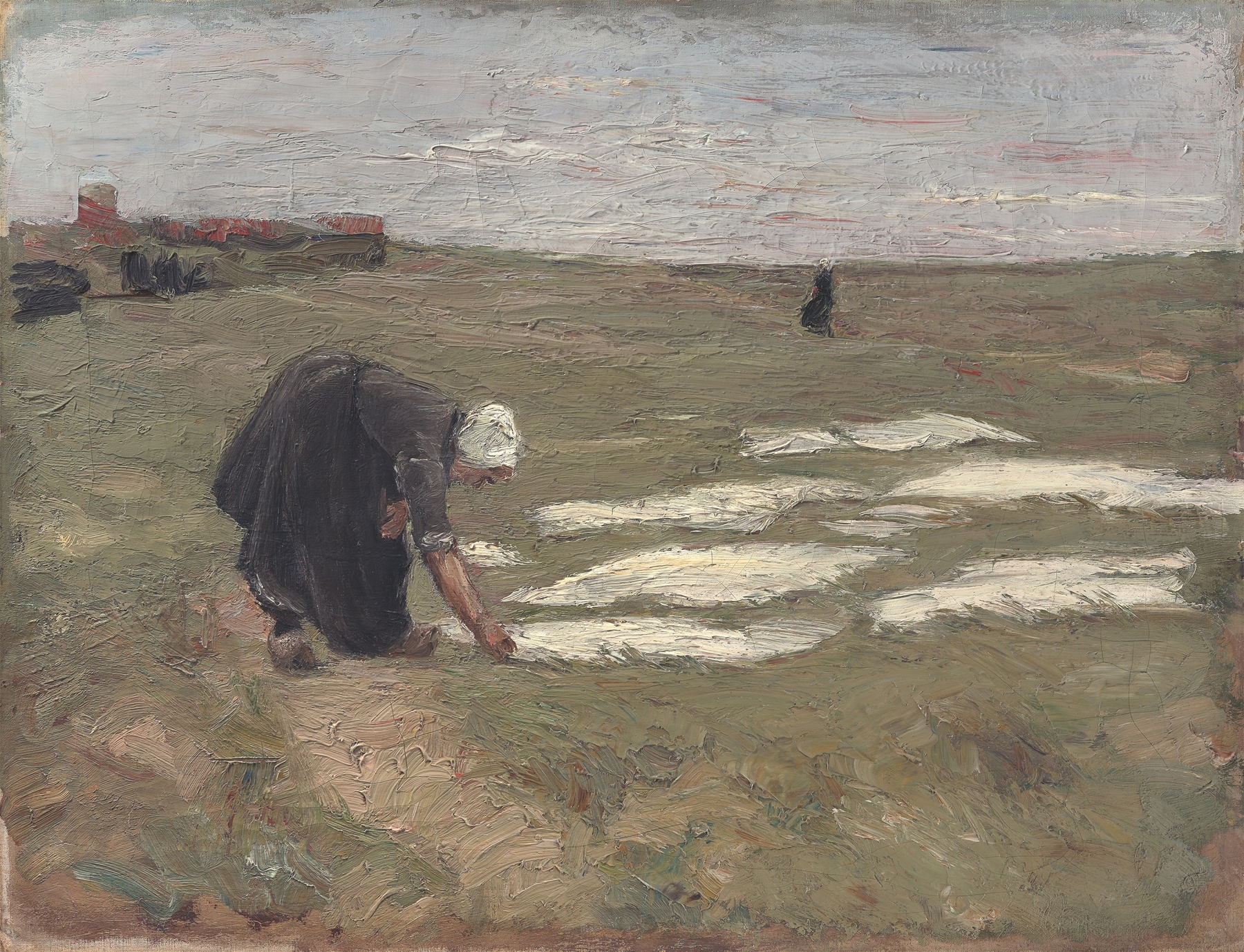 Bleiche auf den Dünen bei Katwijk, by Max Liebermann, public domain