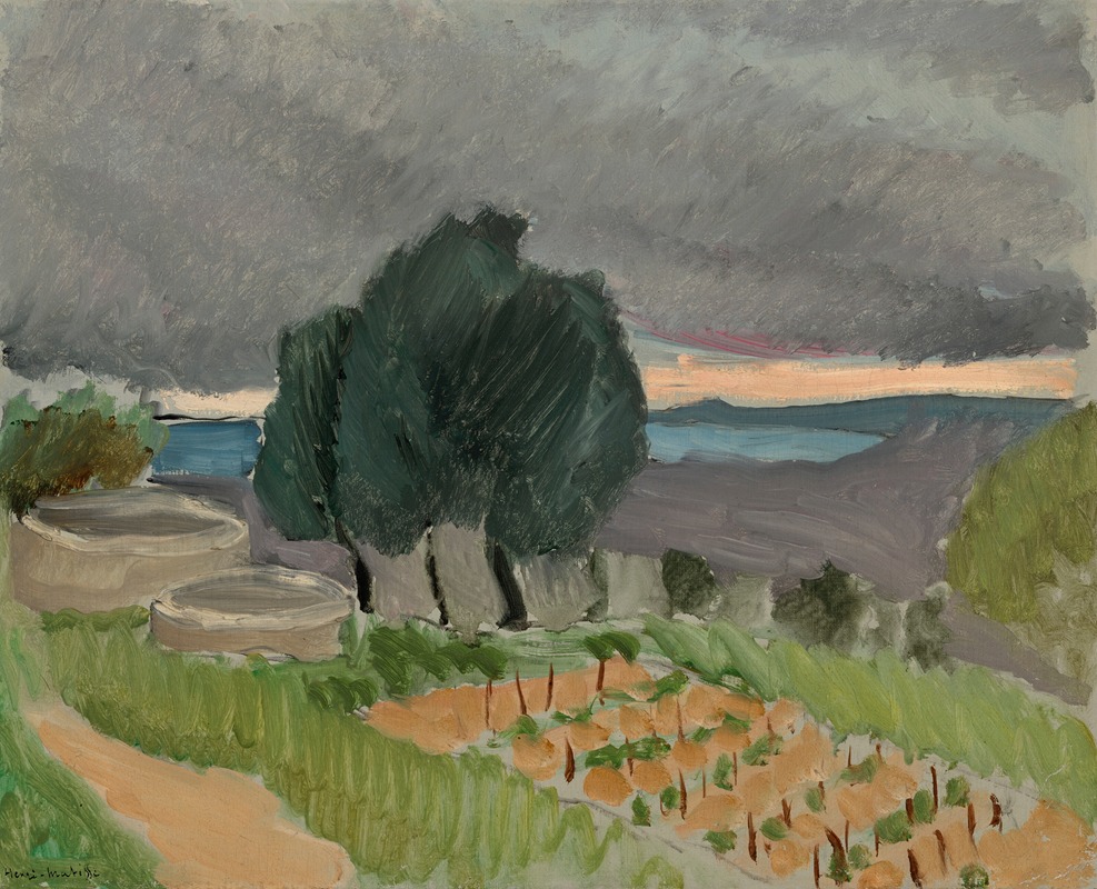 Henri Matisse's 'L’automne à Cagnes' captures the vibrant colors of autumn in a landscape.