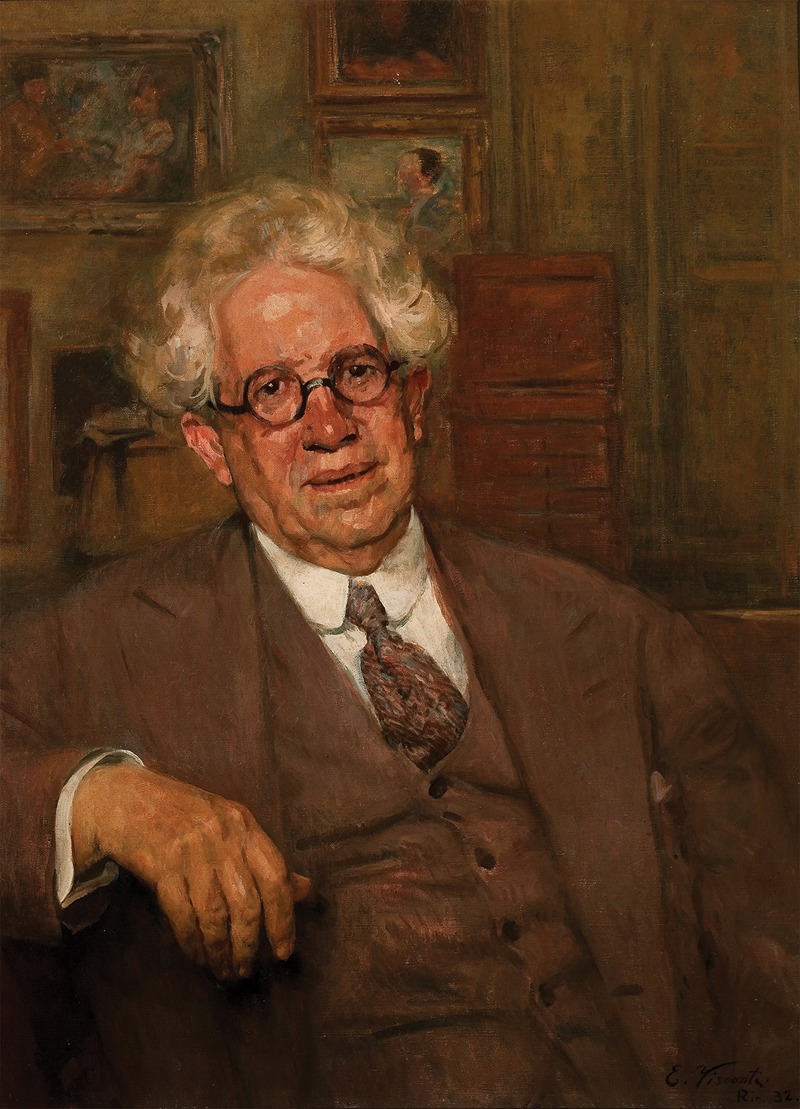 Portrait of José da Silva Brandão by Eliseu Visconti.