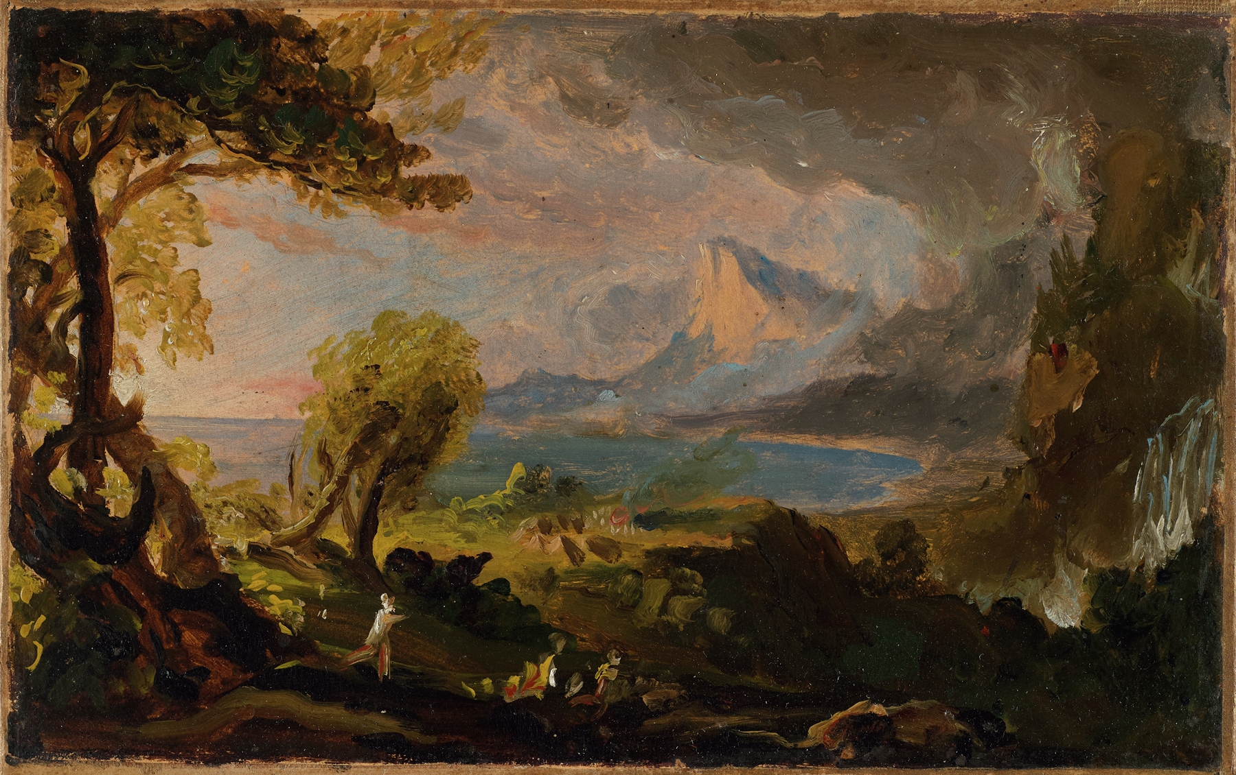 The Course of Empire–The Savage State, by Thomas Cole, public domain