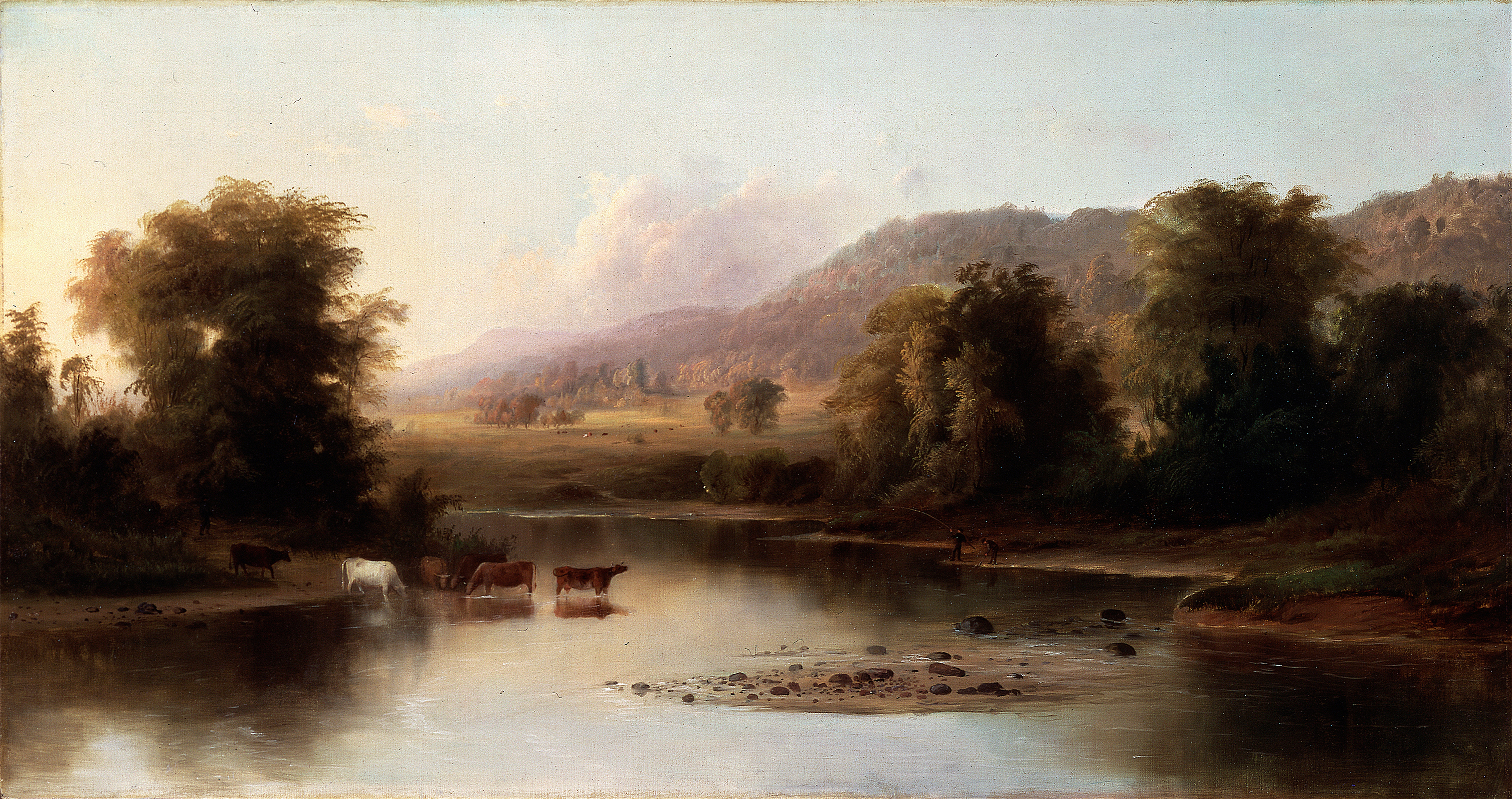 View of the St. Anne’s River, by Robert S. Duncanson, public domain