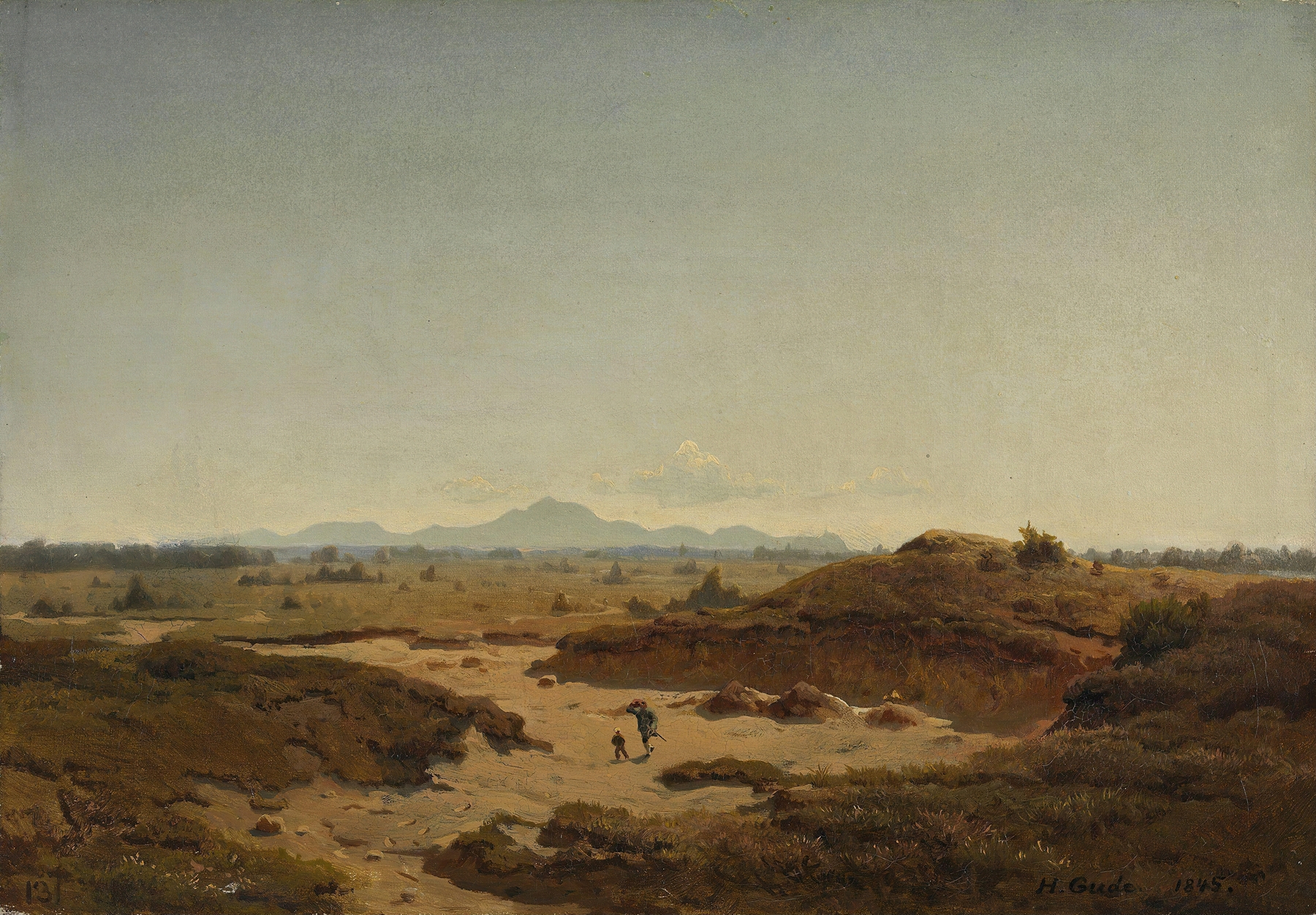 View of Siebengebirge, by Hans Gude, public domain