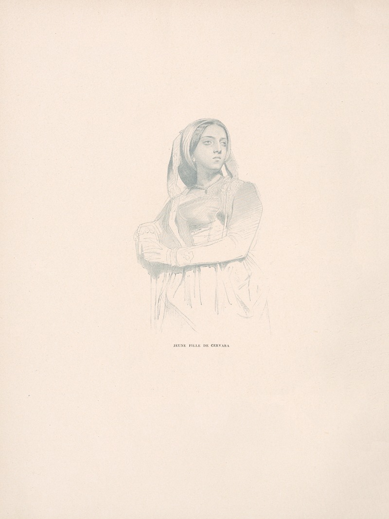 Jeune fille de Cervara by William Bouguereau