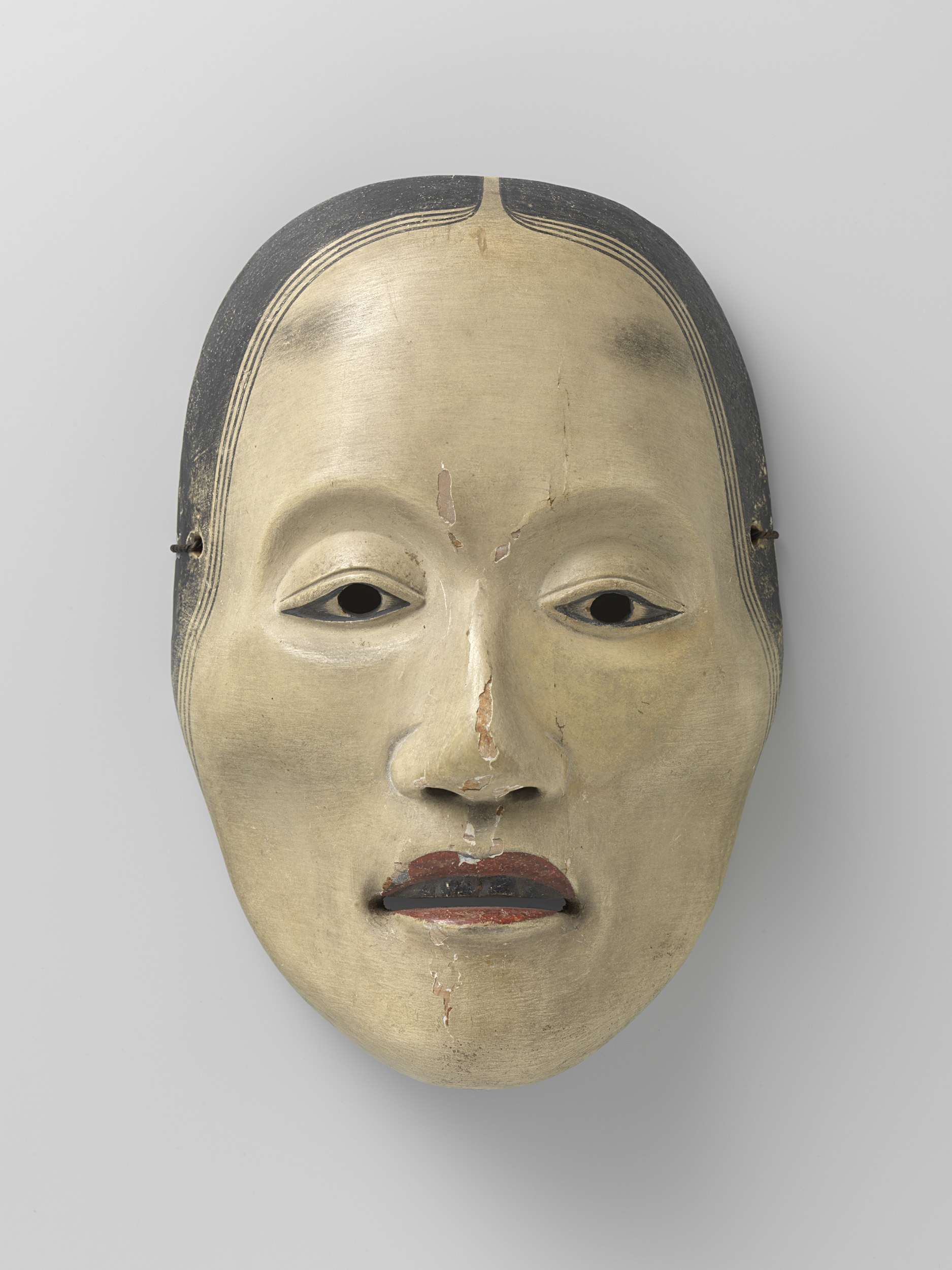 Wood mask of Yase onna by Deme Yūkan Mitsuyasu
