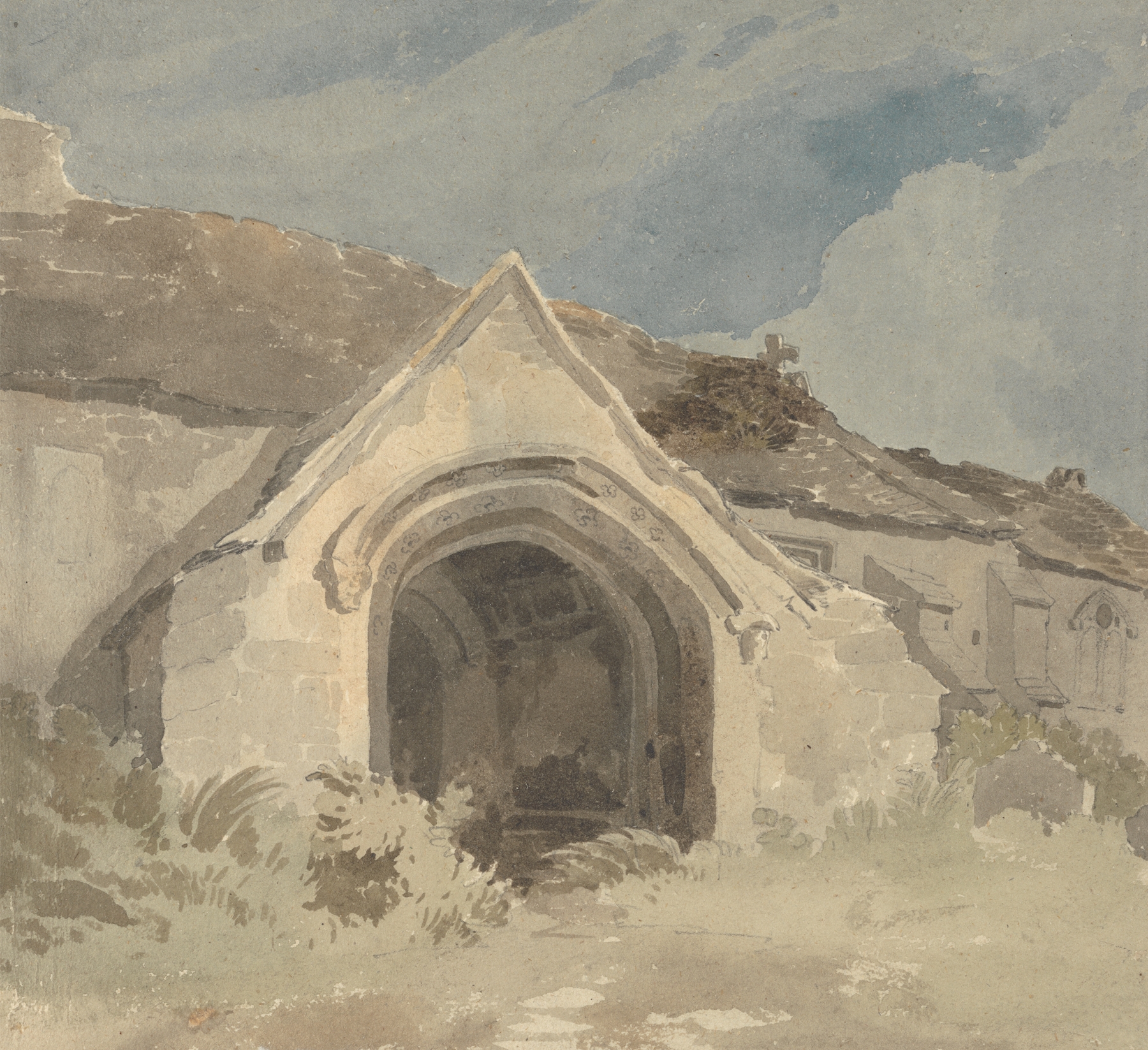 Gothic architecture featuring a church porch by John Thirtle