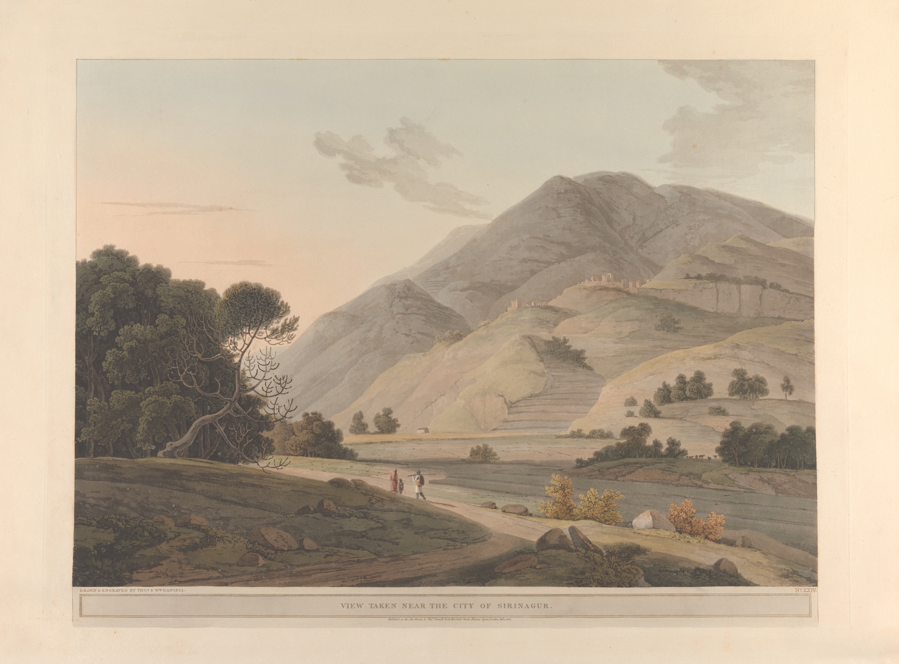 Oriental scenery Pl.28, by Thomas Daniell, public domain
