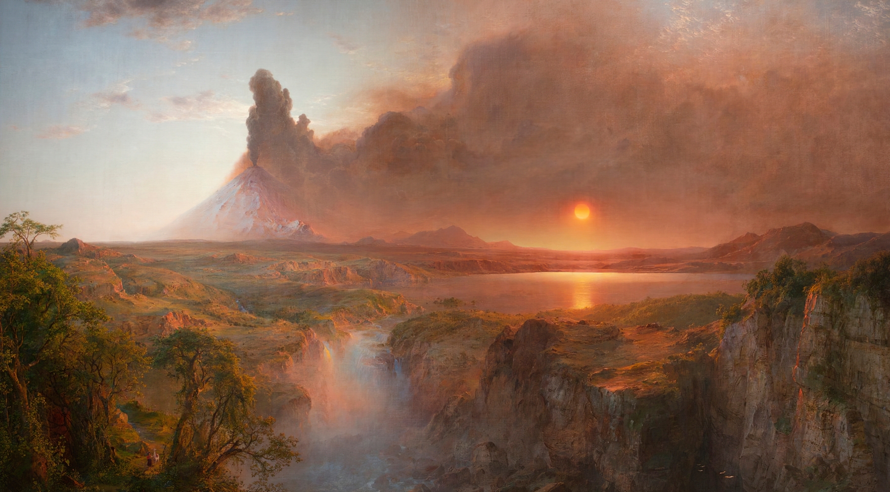 Cotopaxi, by Frederic Edwin Church, public domain