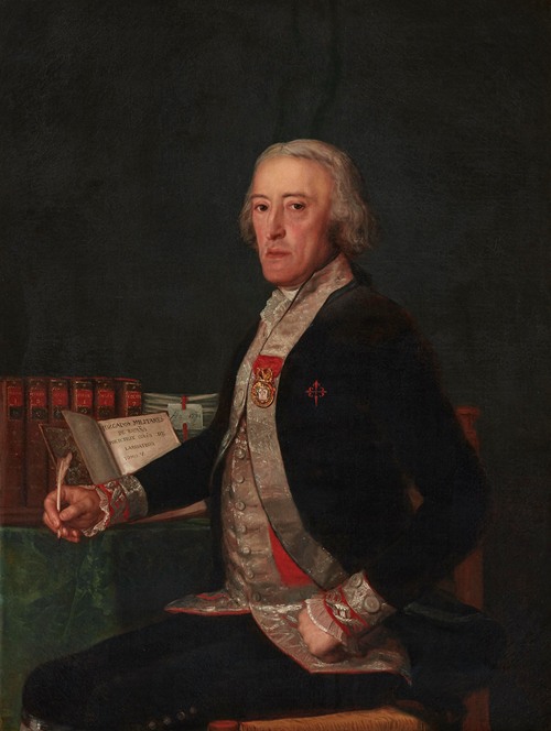 Portrait of Félix Colón de Larriátegui by Francisco de Goya.