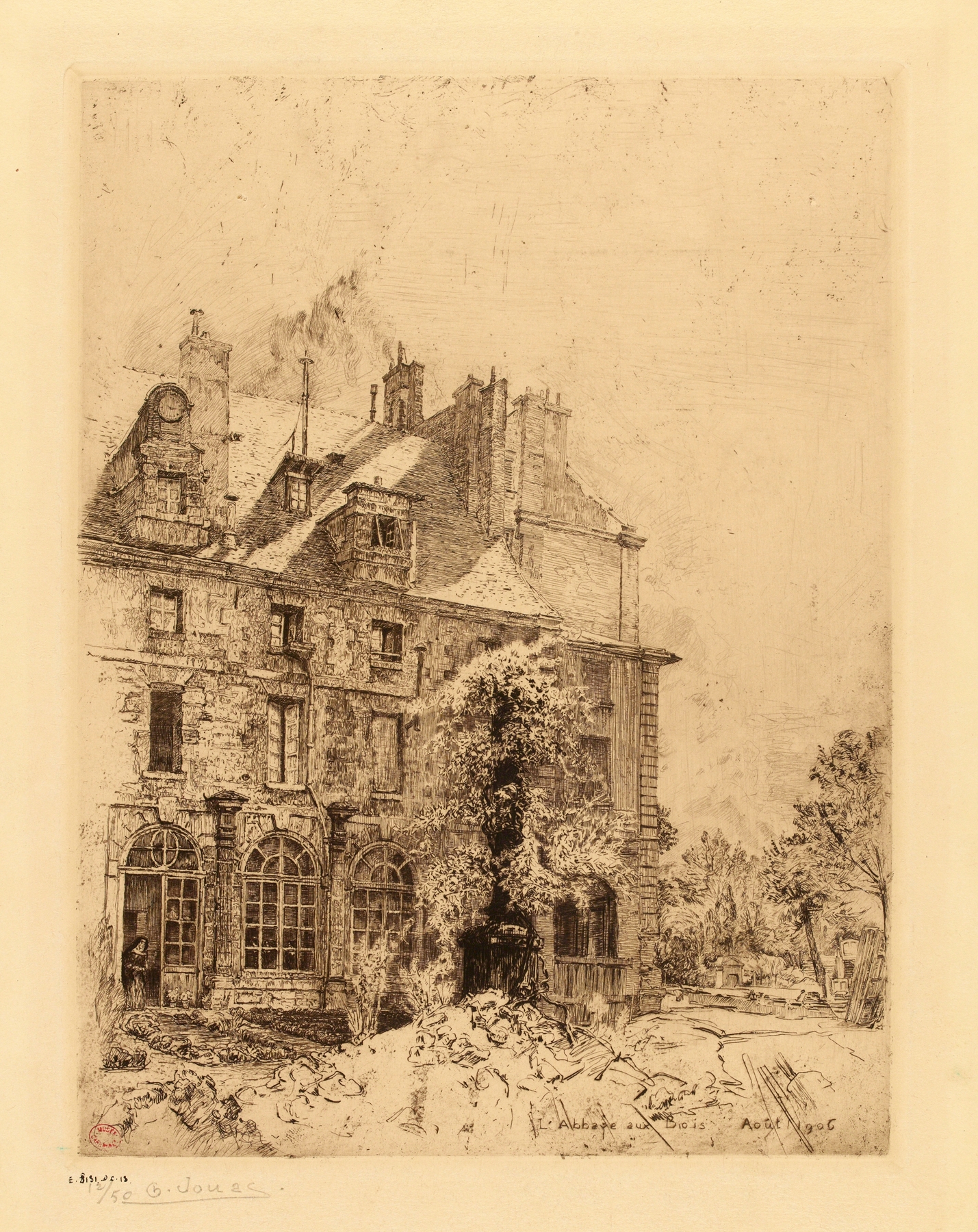 L’abbaye aux bois, by Charles Jouas, public domain
