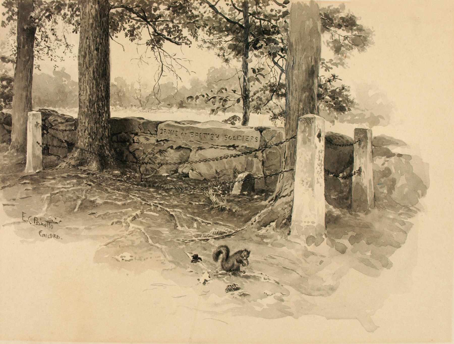 Concord, by Ernest Peixotto, public domain