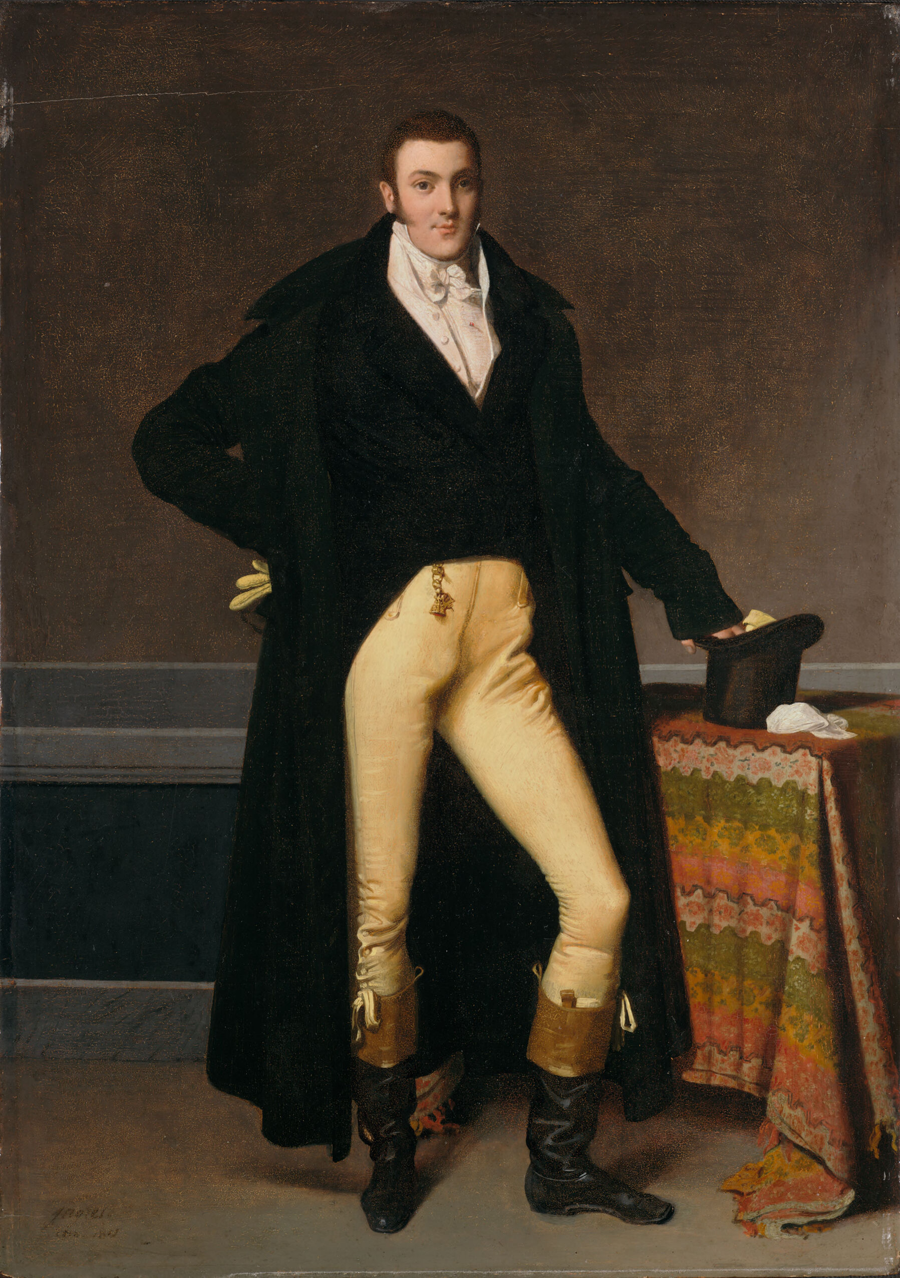 Joseph-Antoine de Nogent, by Jean-Auguste-Dominique Ingres, public domain