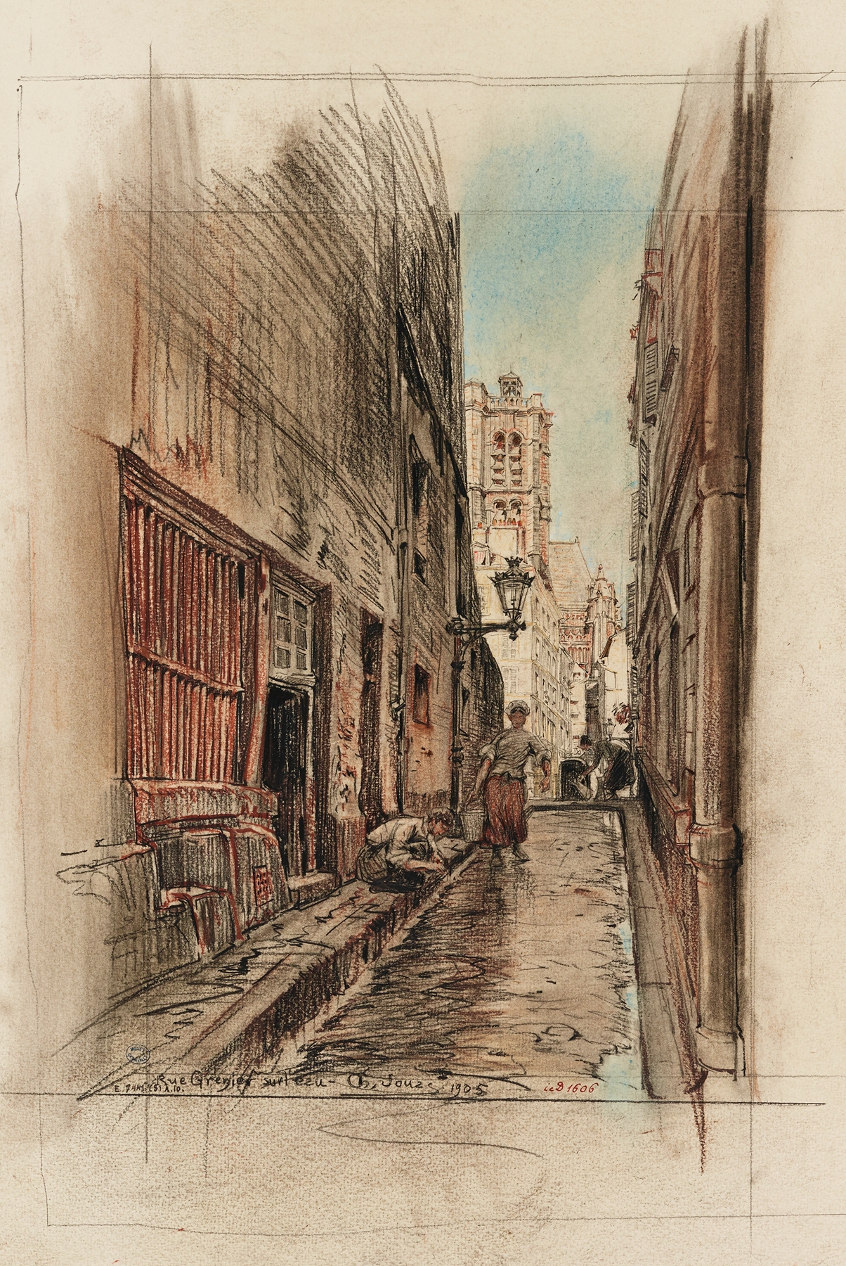 Rue Grenier sur l’Eau, by Charles Jouas, public domain