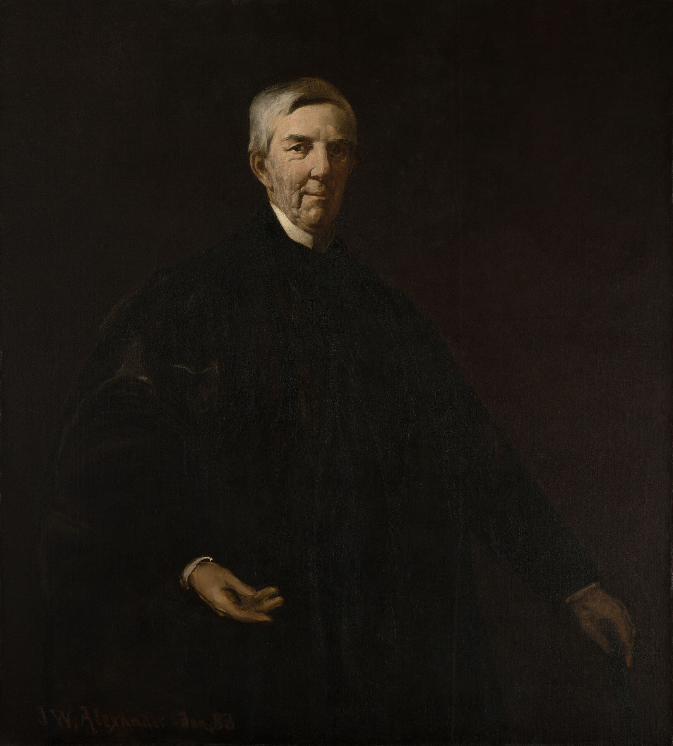 Portrait of Dr. Oliver Wendell Holmes, oil on canvas by John White Alexander