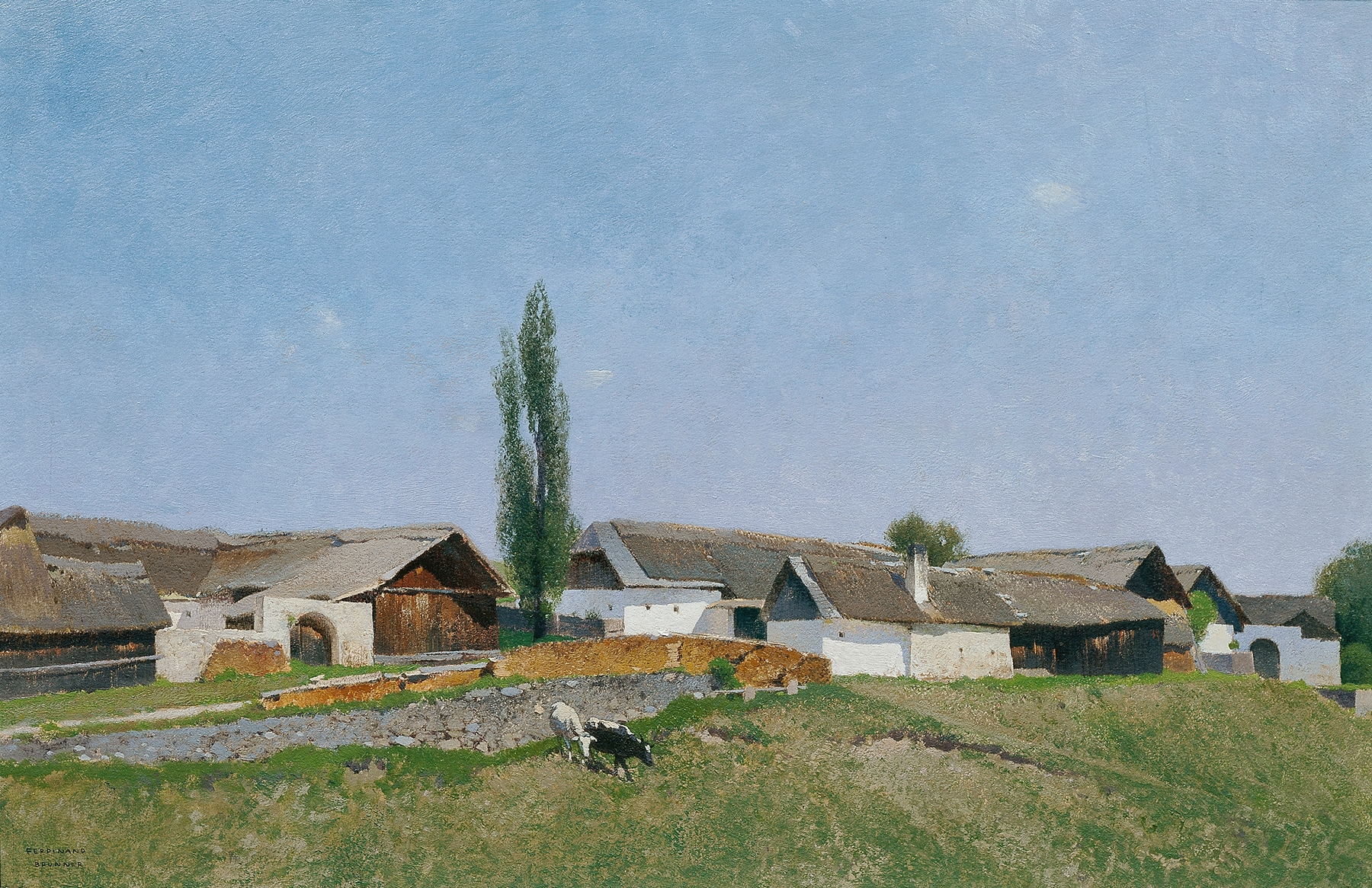 Aus der Zwettler Gegend, by Ferdinand Brunner, public domain