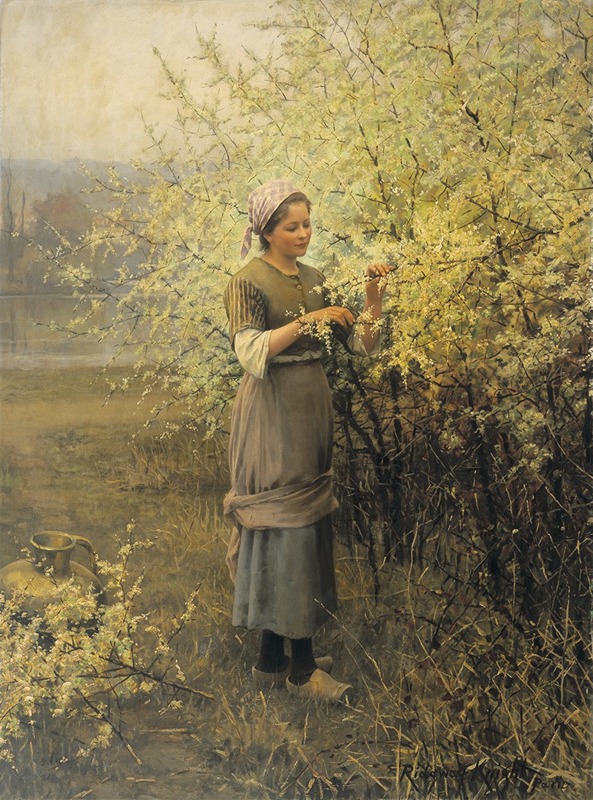 Springtime by Daniel Ridgway Knight