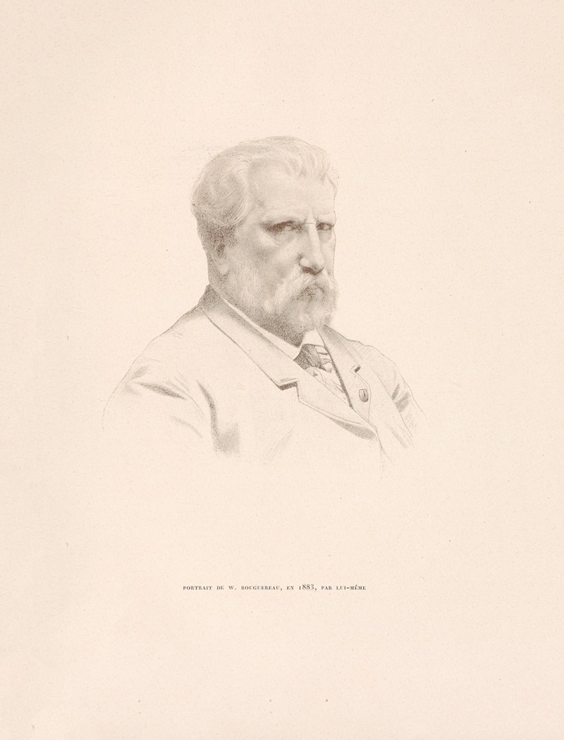 Portrait de W. Bouguereau, en l899 by William Bouguereau