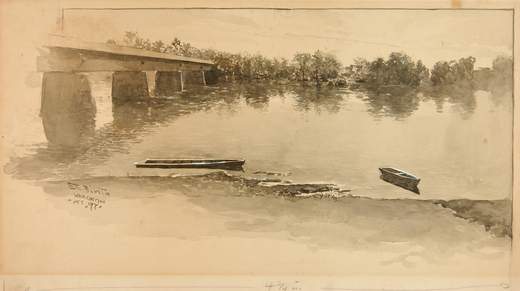 Washington Crossing, by Ernest Peixotto, public domain