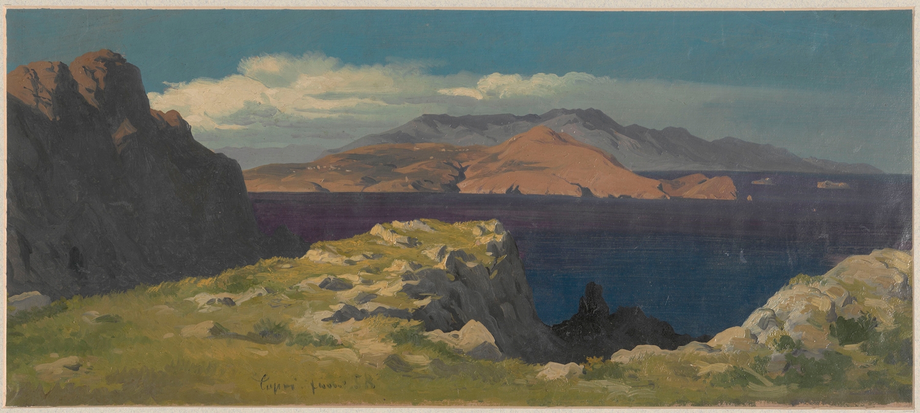 View of Capri, by Arthur Blaschnik, public domain