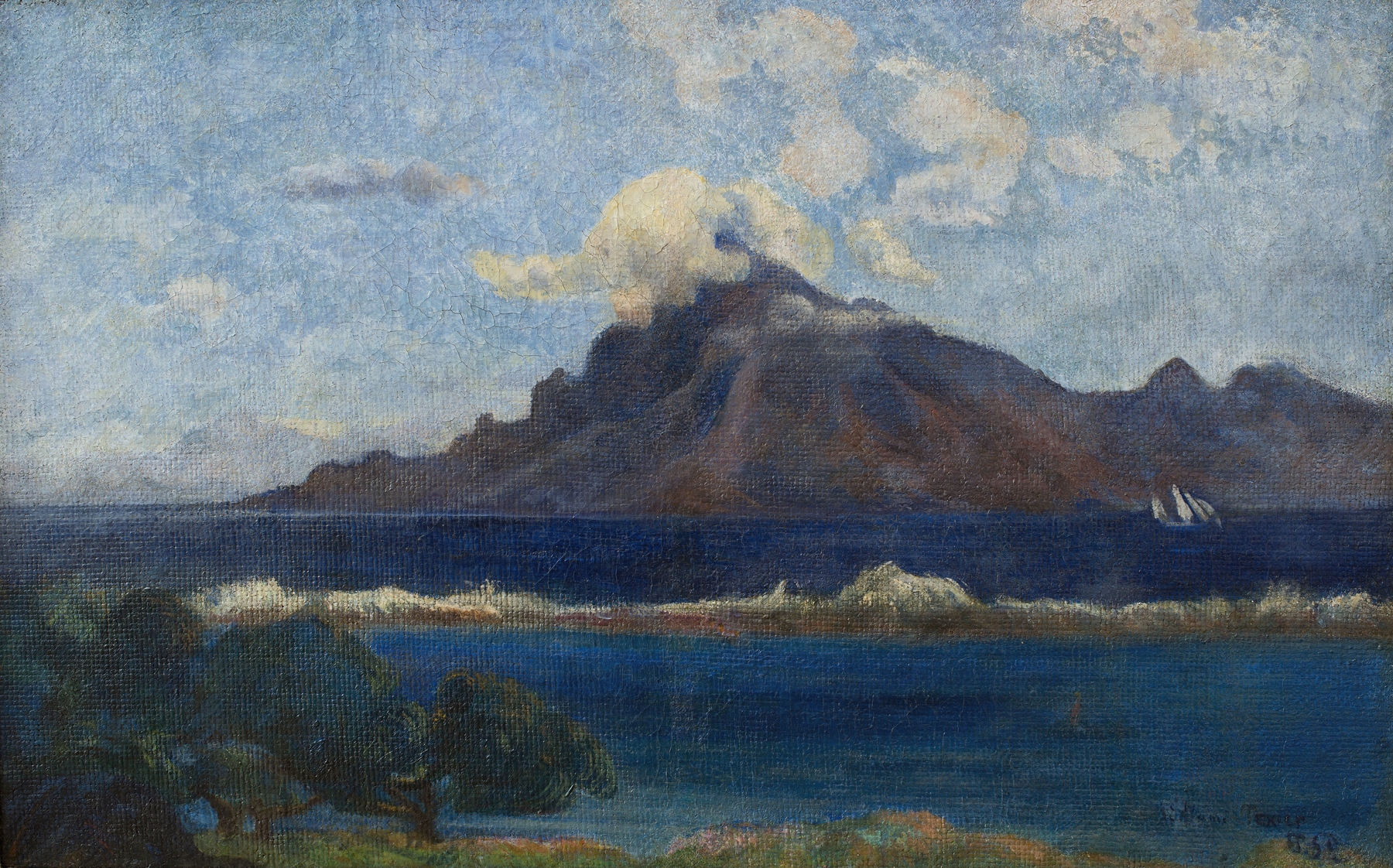 Paysage de Te vaa, by Paul Gauguin, public domain