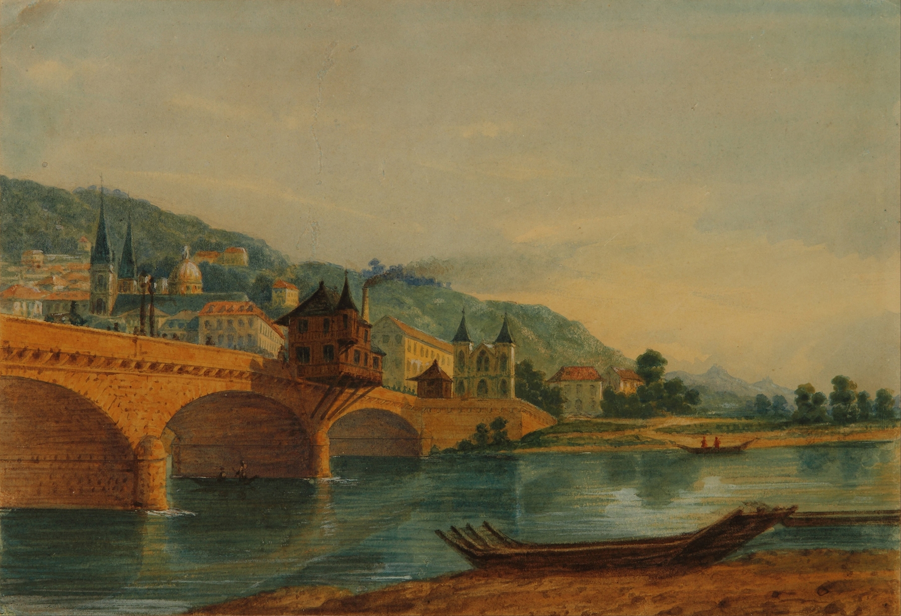 Paisaje (Suiza), by Prilidiano Pueyrredòn, public domain