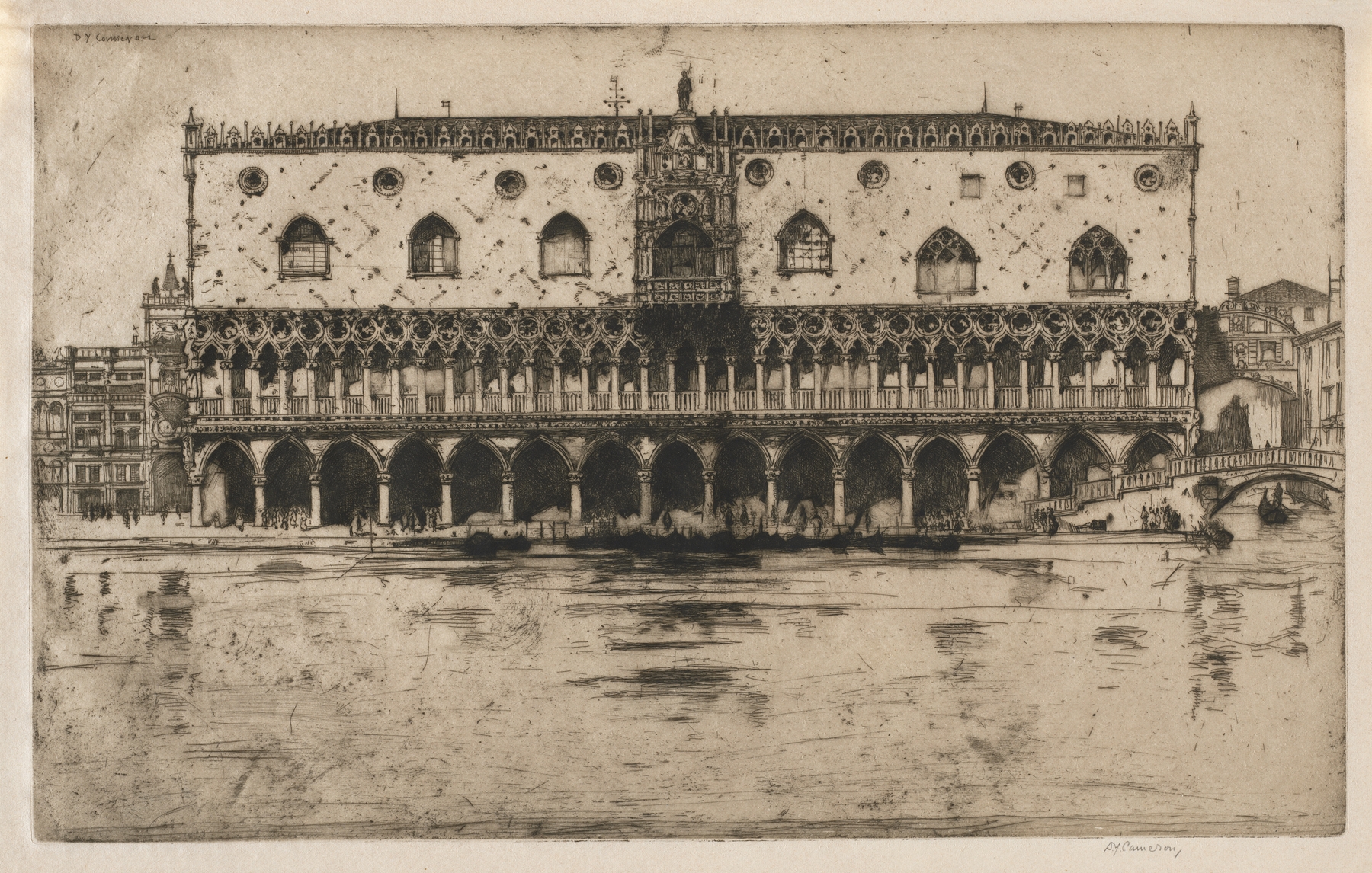 Doge’s Palace, by David Young Cameron, public domain