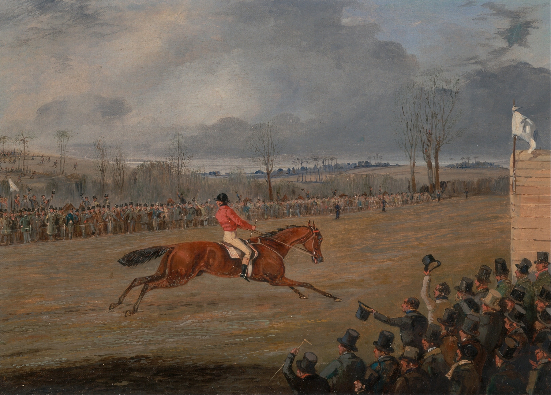 Scenes from a Seeplechase: The Winner, by Henry Thomas Alken, public domain