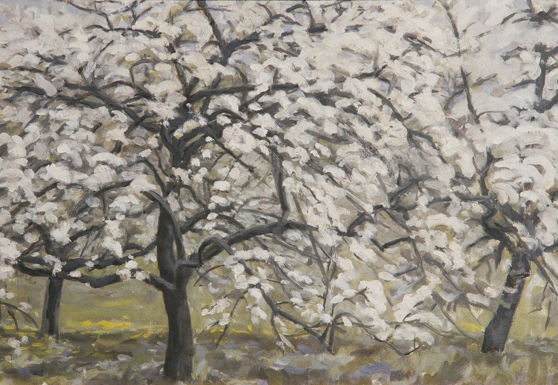 Blühende Obstbäume, by Walther Gamerith, public domain
