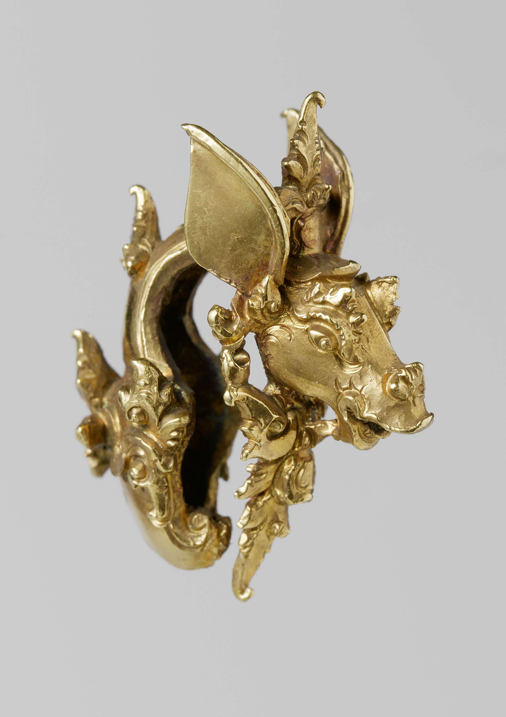 Earring with Animal Head, by Unknown Artist, public domain