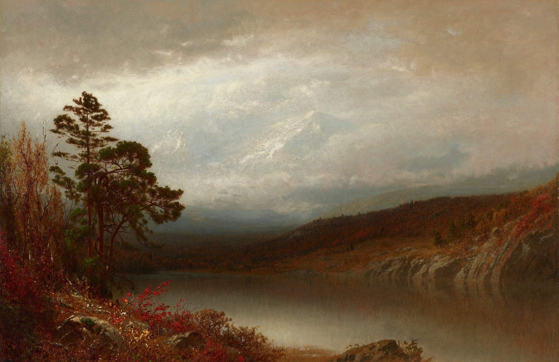 Autumn in the Adirondacks, by Alexander Helwig Wyant, public domain