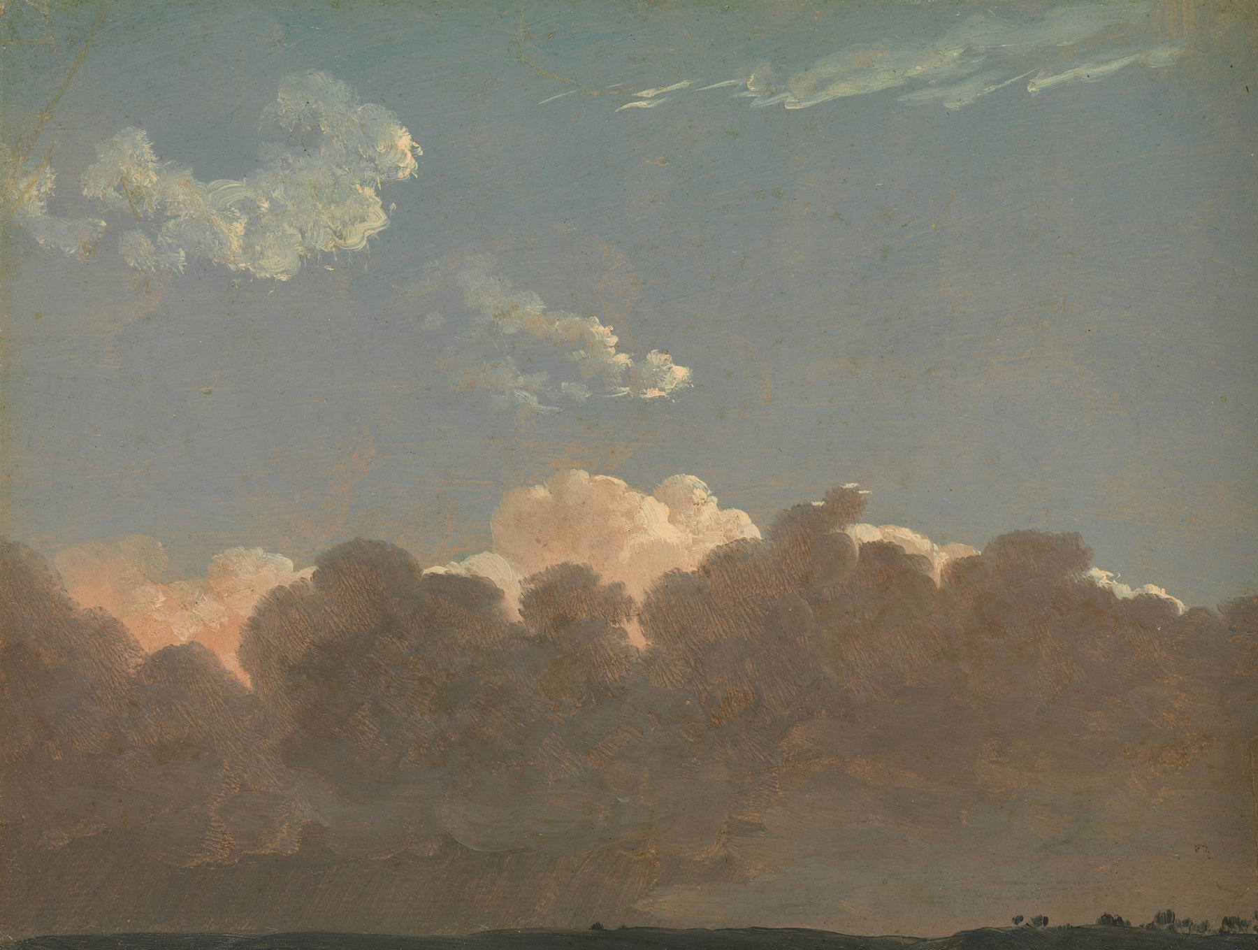 Cloud Study (Distant Storm), by Simon Denis, public domain