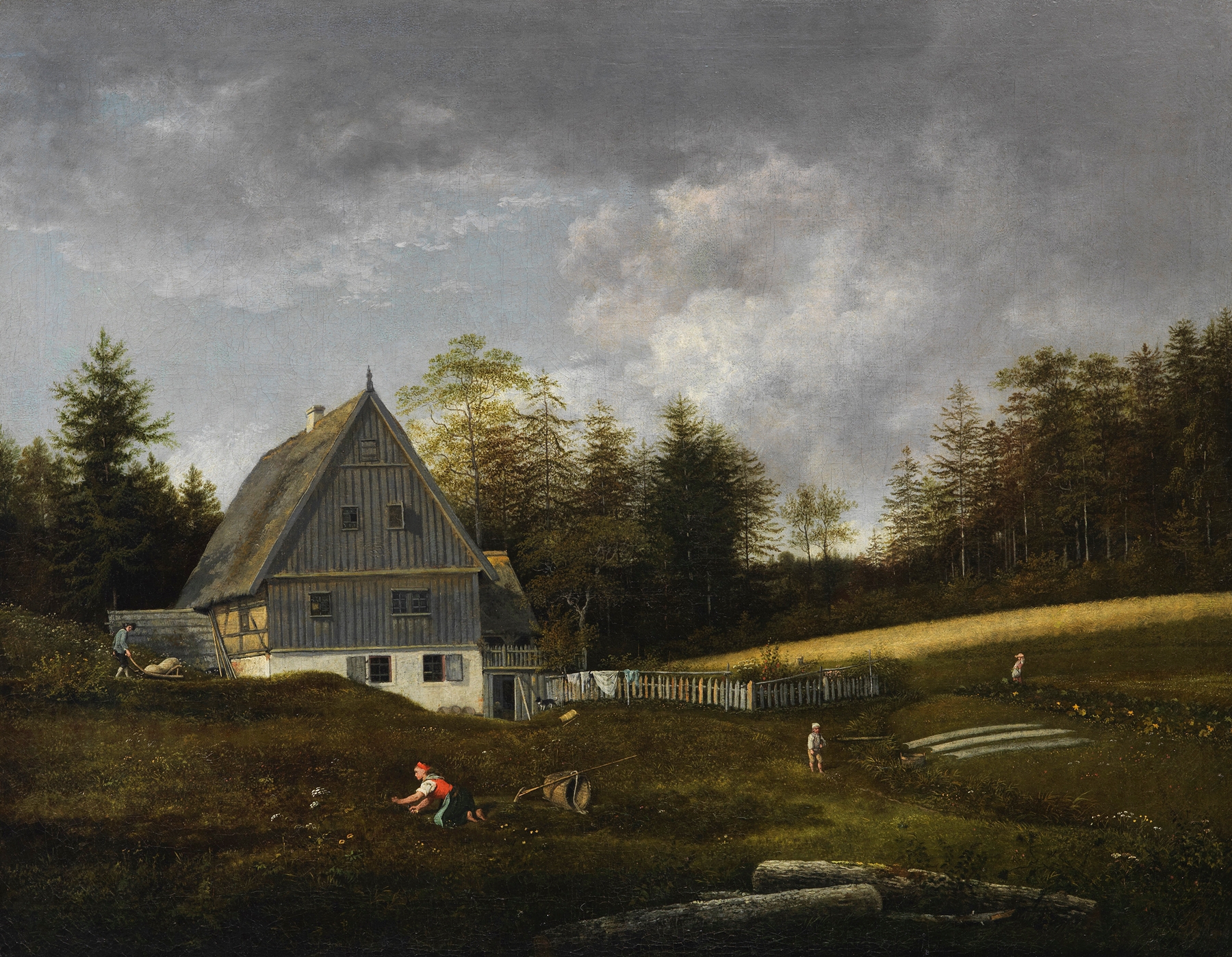 Mühle im Plauenschen Grund bei Dresden, by Johann Christian Klengel, public domain