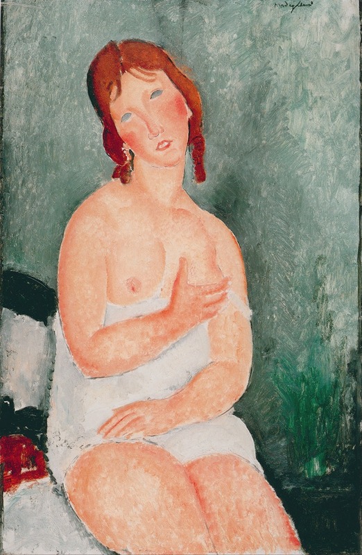 Amedeo Modigliani's 'Young Woman In A Shirt' showcases a unique portrait style.