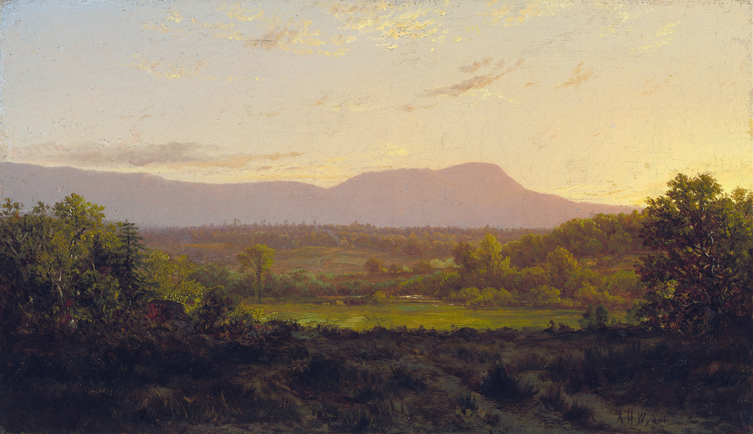 Peaceful Valley, by Alexander Helwig Wyant, public domain