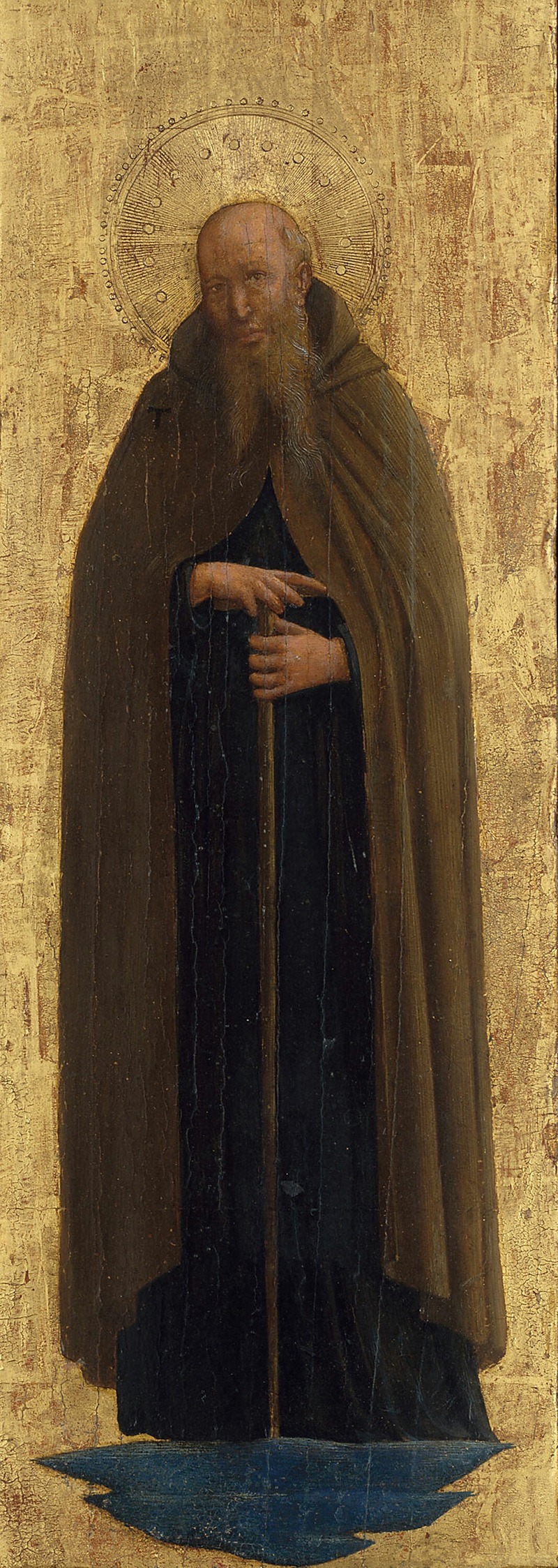 Saint Anthony Abbot, tempera on panel by Fra Angelico, depicting a saint in contemplation.