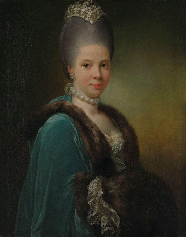 A portrait of Bodilla Birgitte von Munthe af Morgenstierne by Jens Juel.